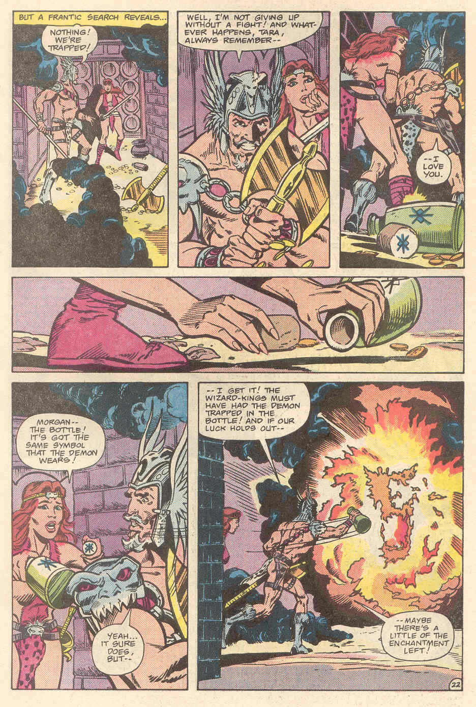 Read online Warlord (1976) comic -  Issue #90 - 21