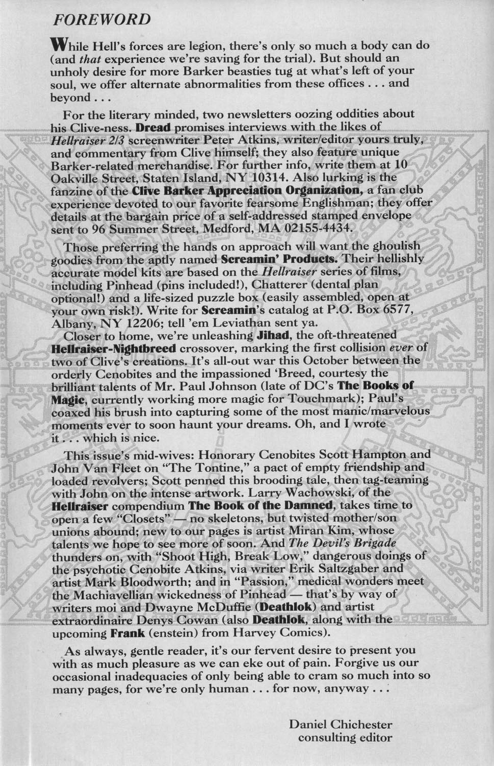 Read online Clive Barker's Hellraiser (1989) comic -  Issue #9 - 4