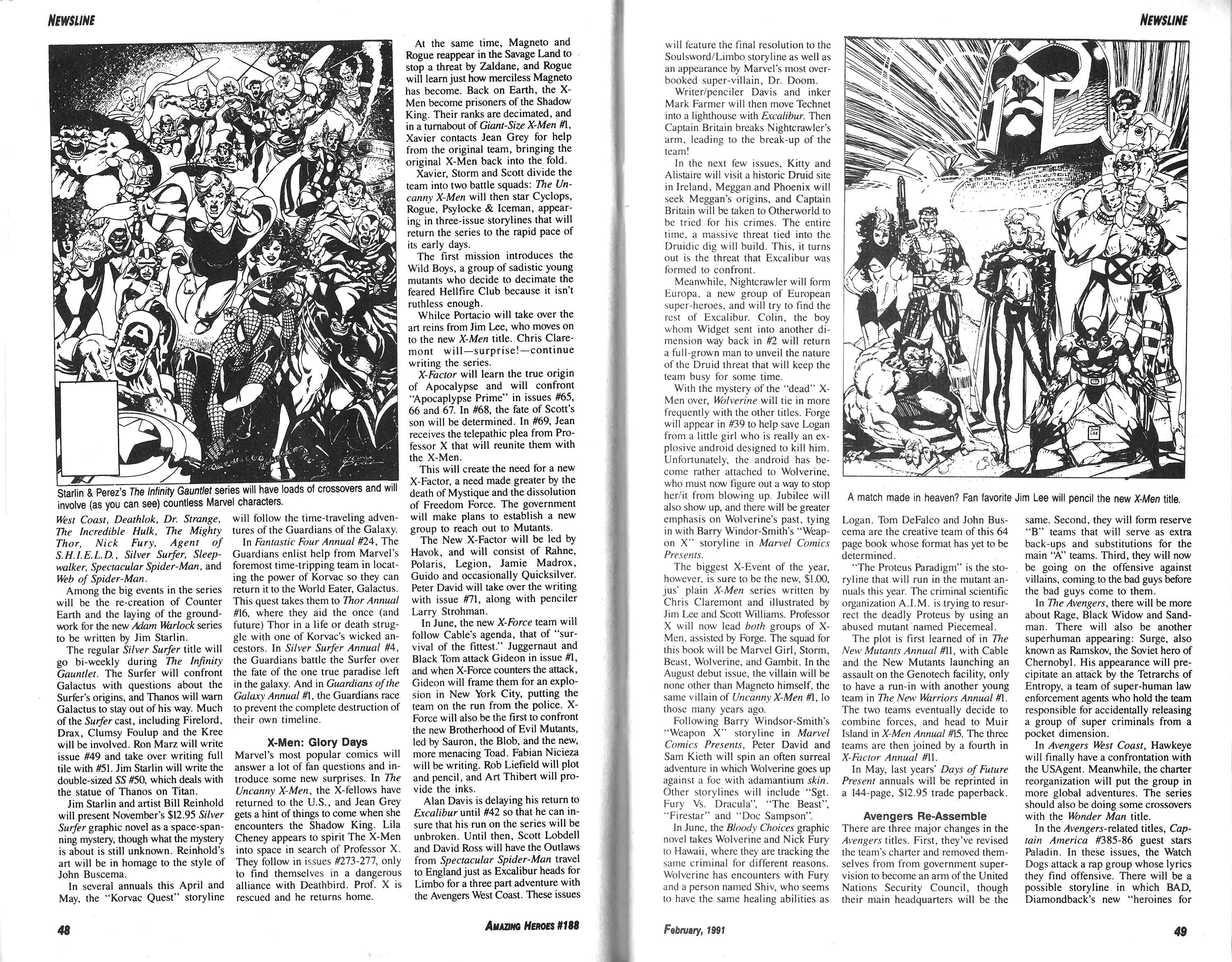 Read online Amazing Heroes comic -  Issue #188 - 25