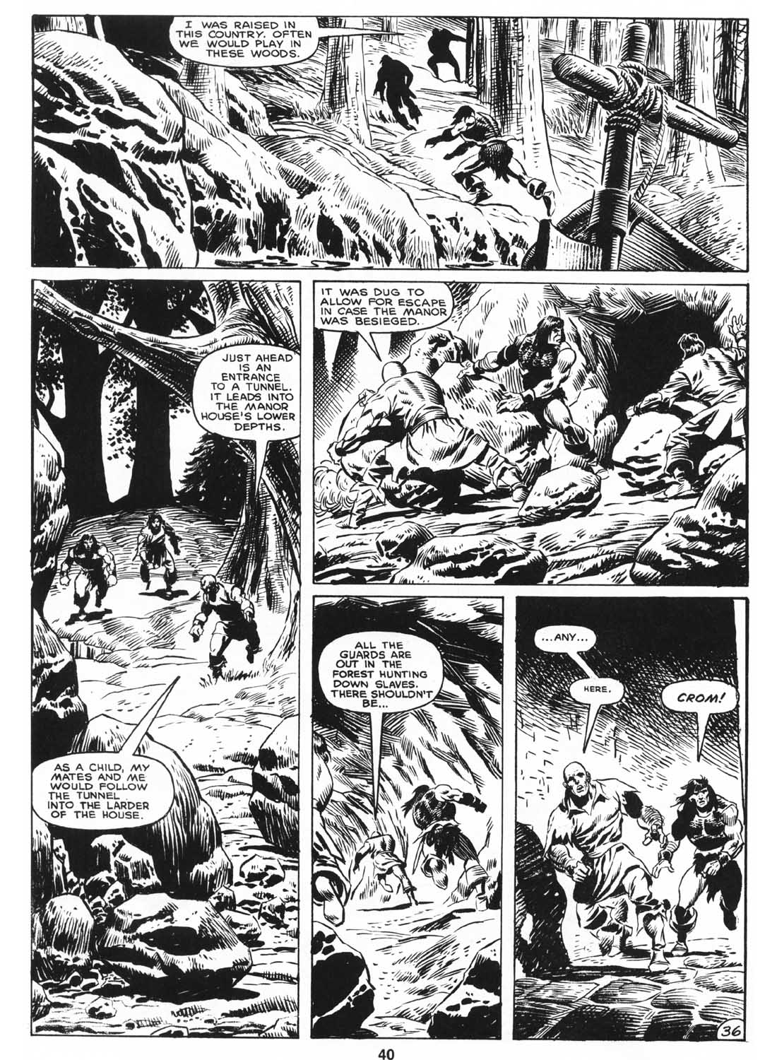 Read online The Savage Sword Of Conan comic -  Issue #159 - 39