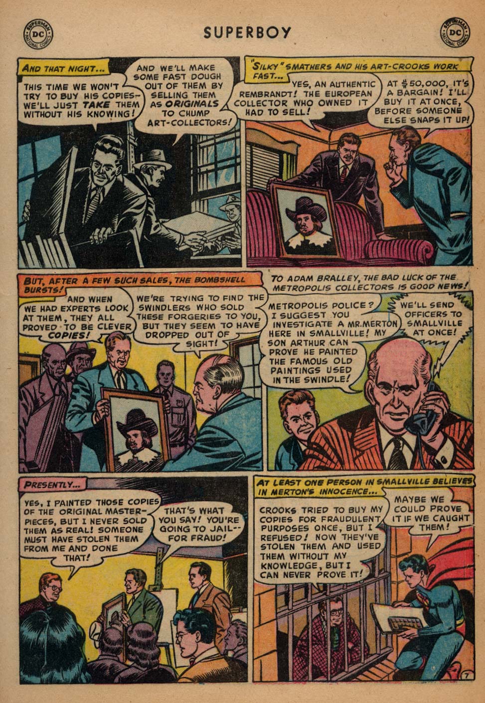 Read online Superboy (1949) comic -  Issue #25 - 8