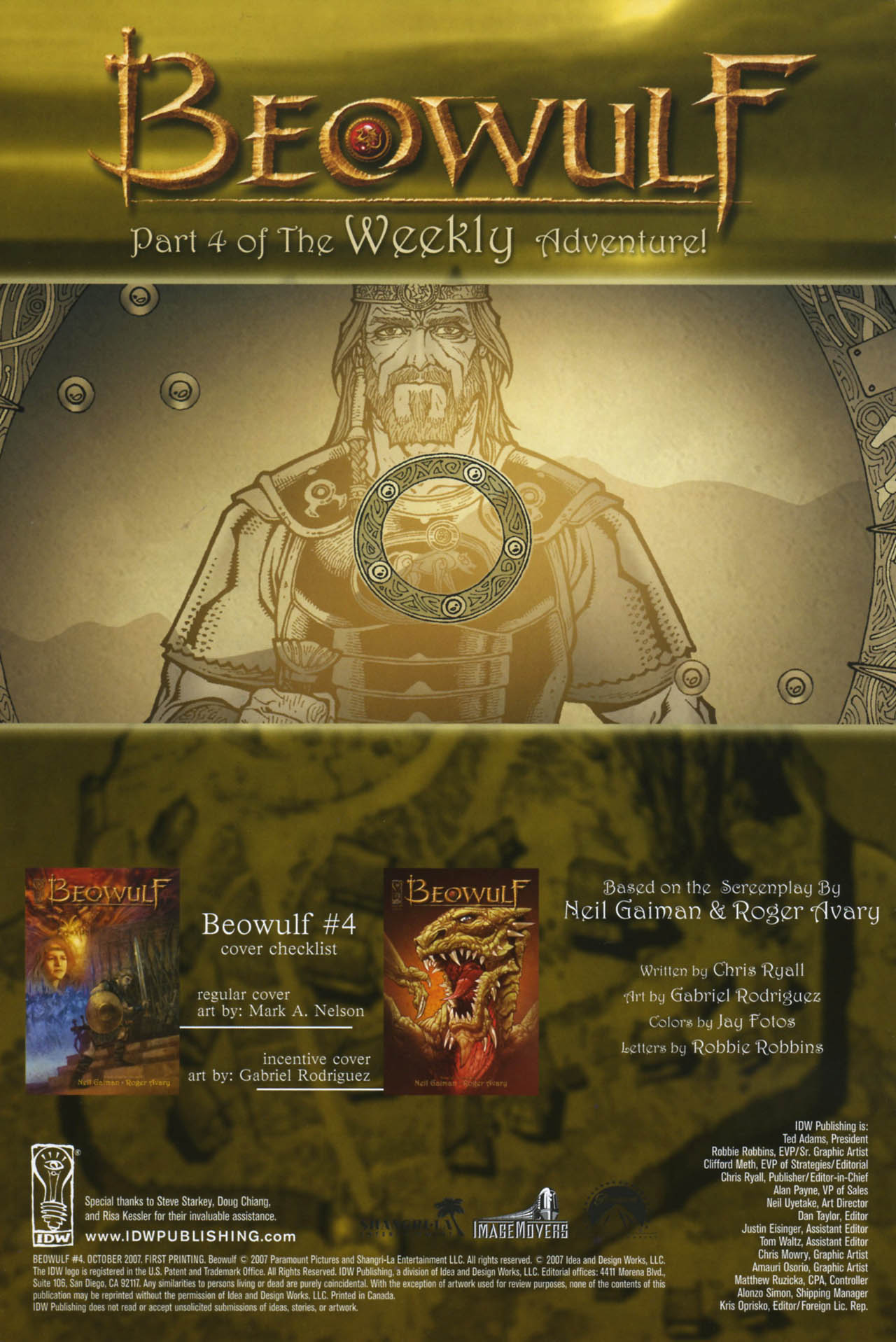 Read online Beowulf (2007) comic -  Issue #4 - 2