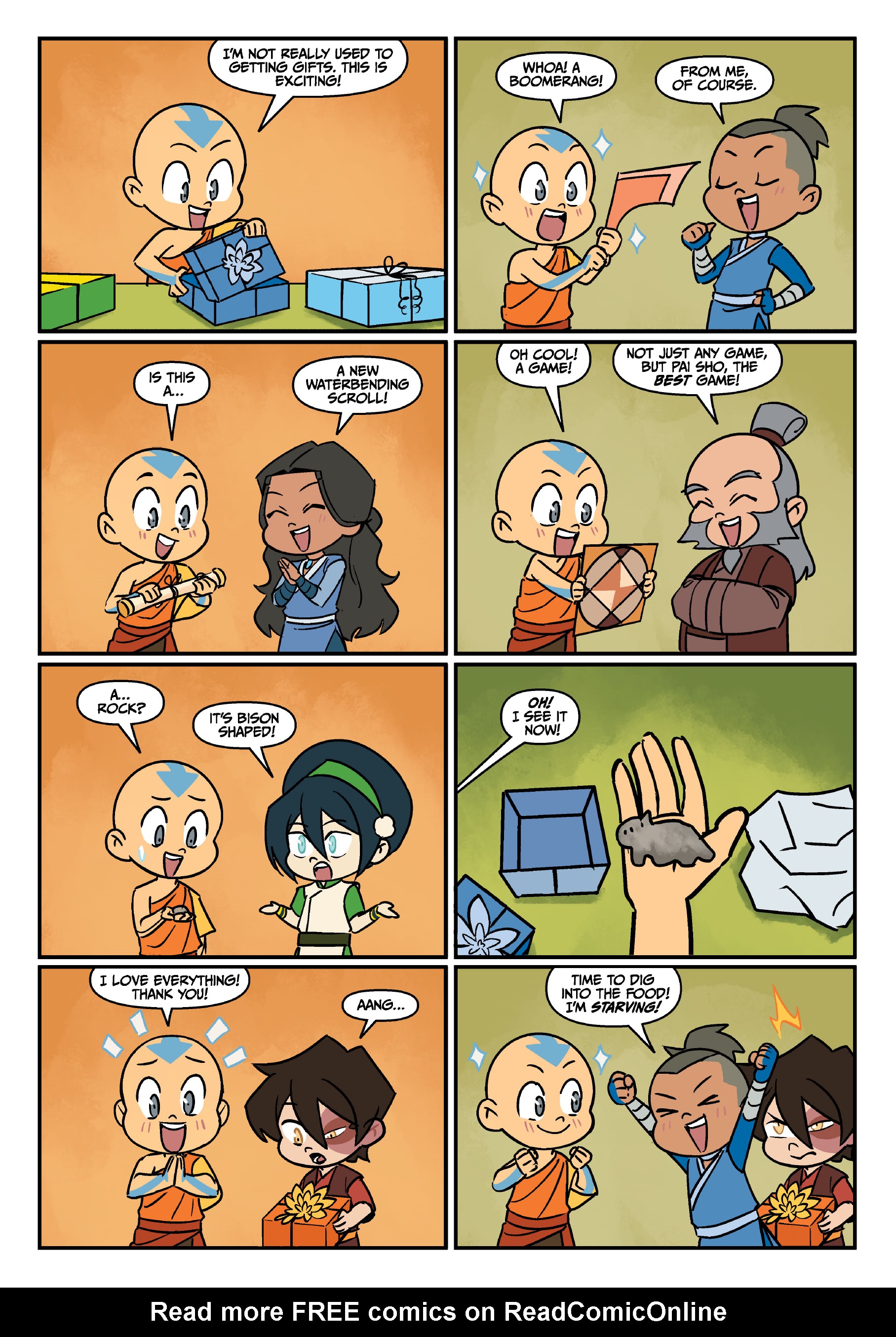 Read online Avatar: The Last Airbender Chibis - Aang's Unfreezing Day comic -  Issue # Full - 36