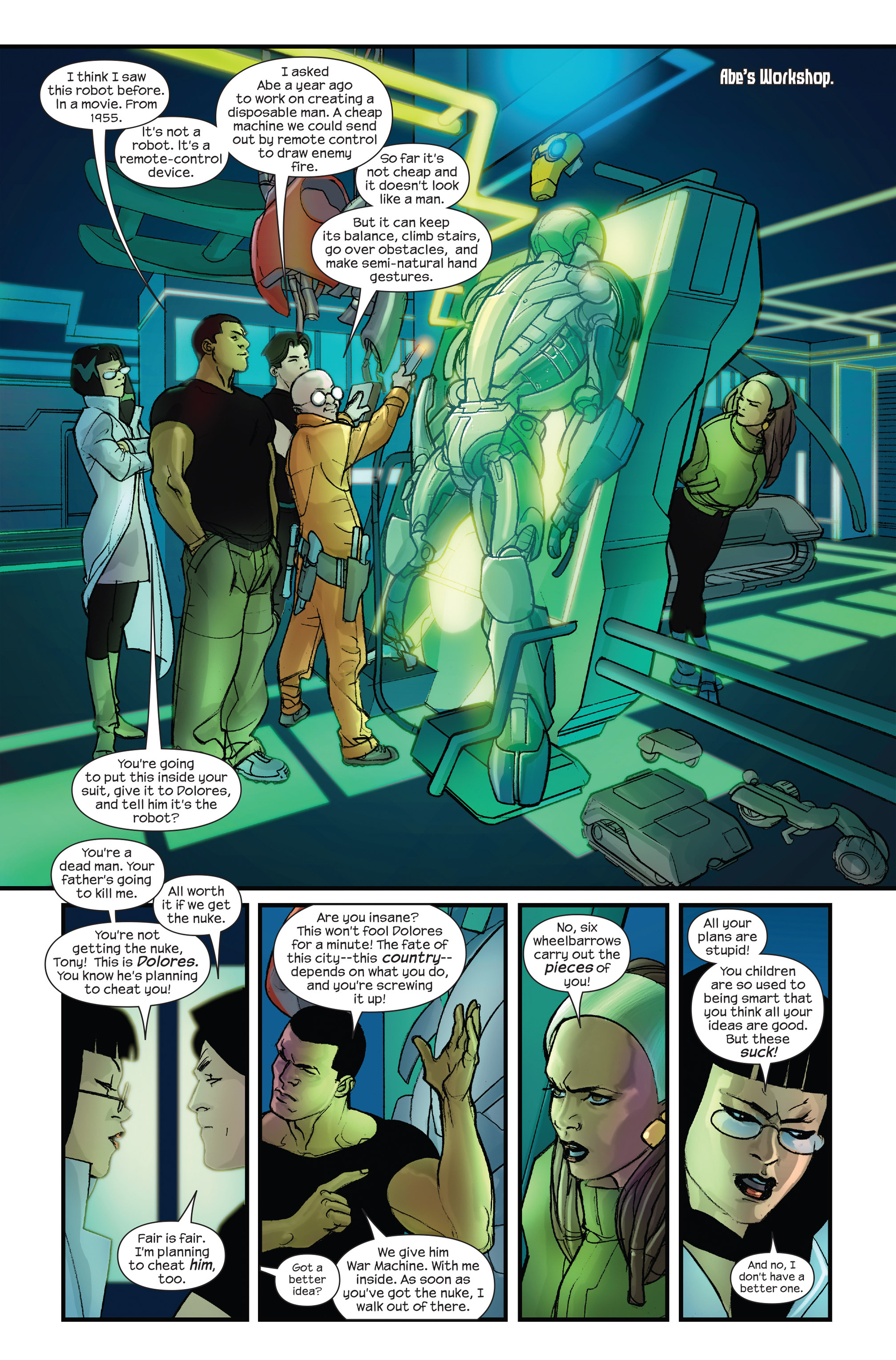 Read online Ultimate Iron Man II comic -  Issue #3 - 9