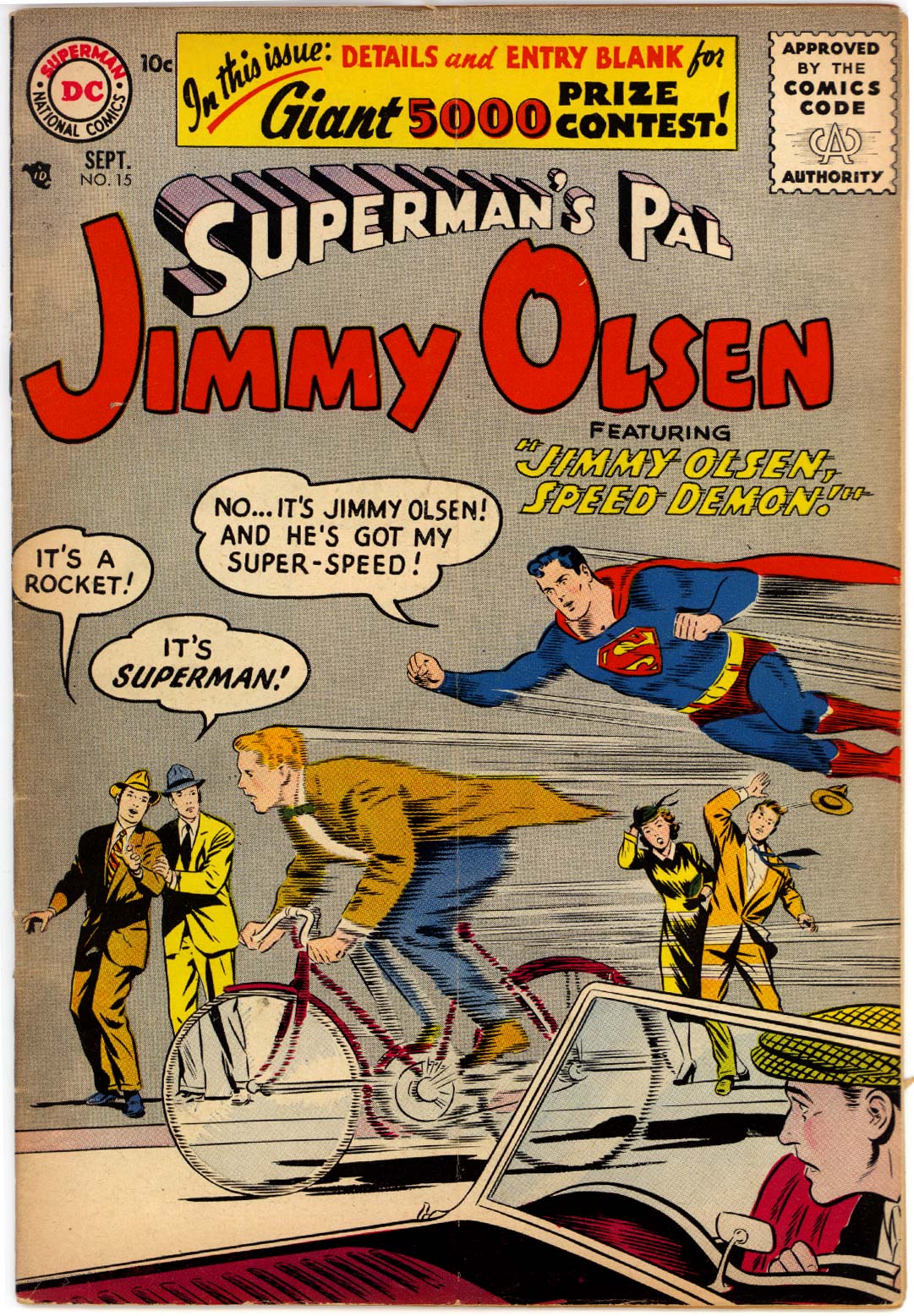 Read online Superman's Pal Jimmy Olsen comic -  Issue #15 - 1