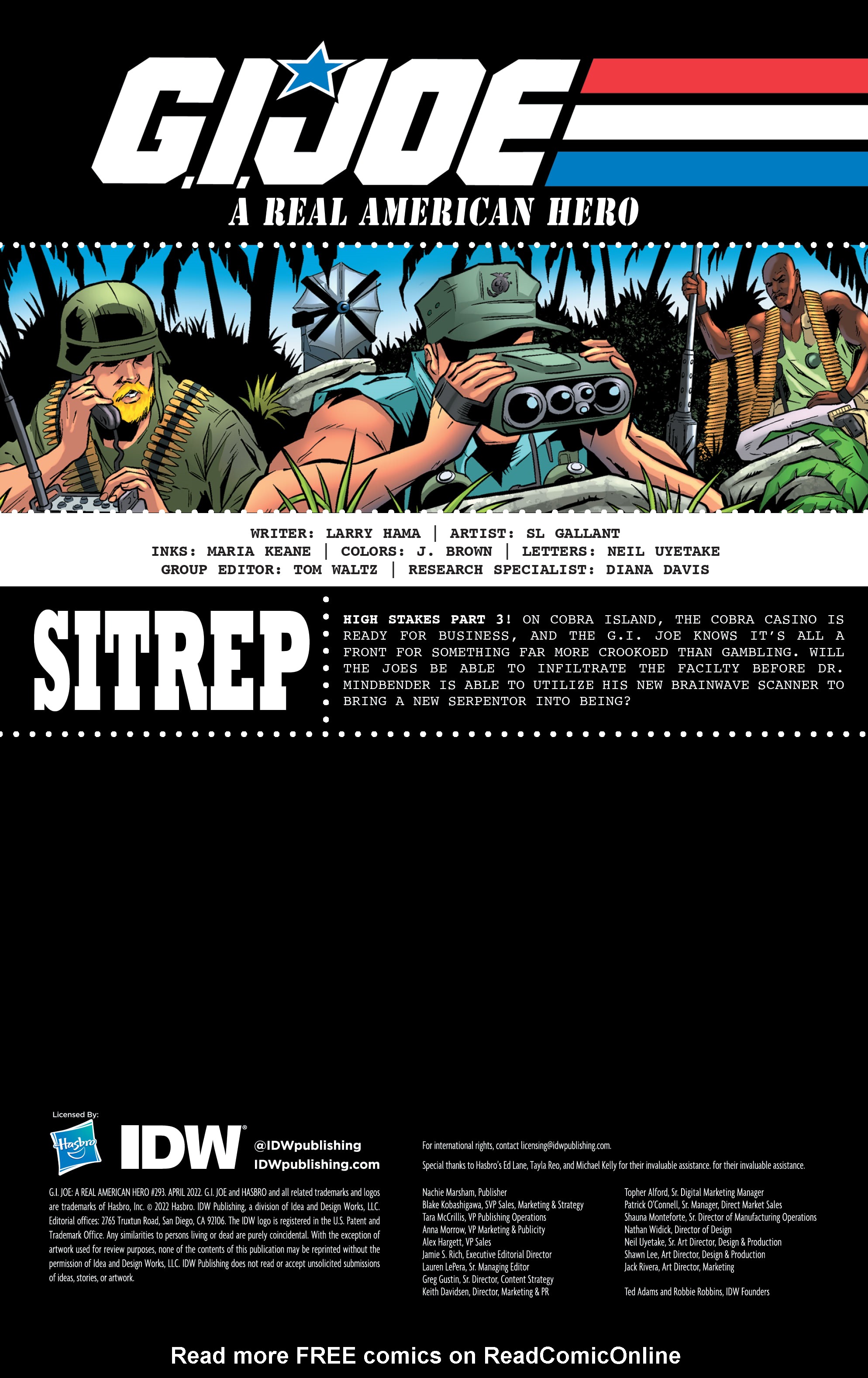 Read online G.I. Joe: A Real American Hero comic -  Issue #293 - 2