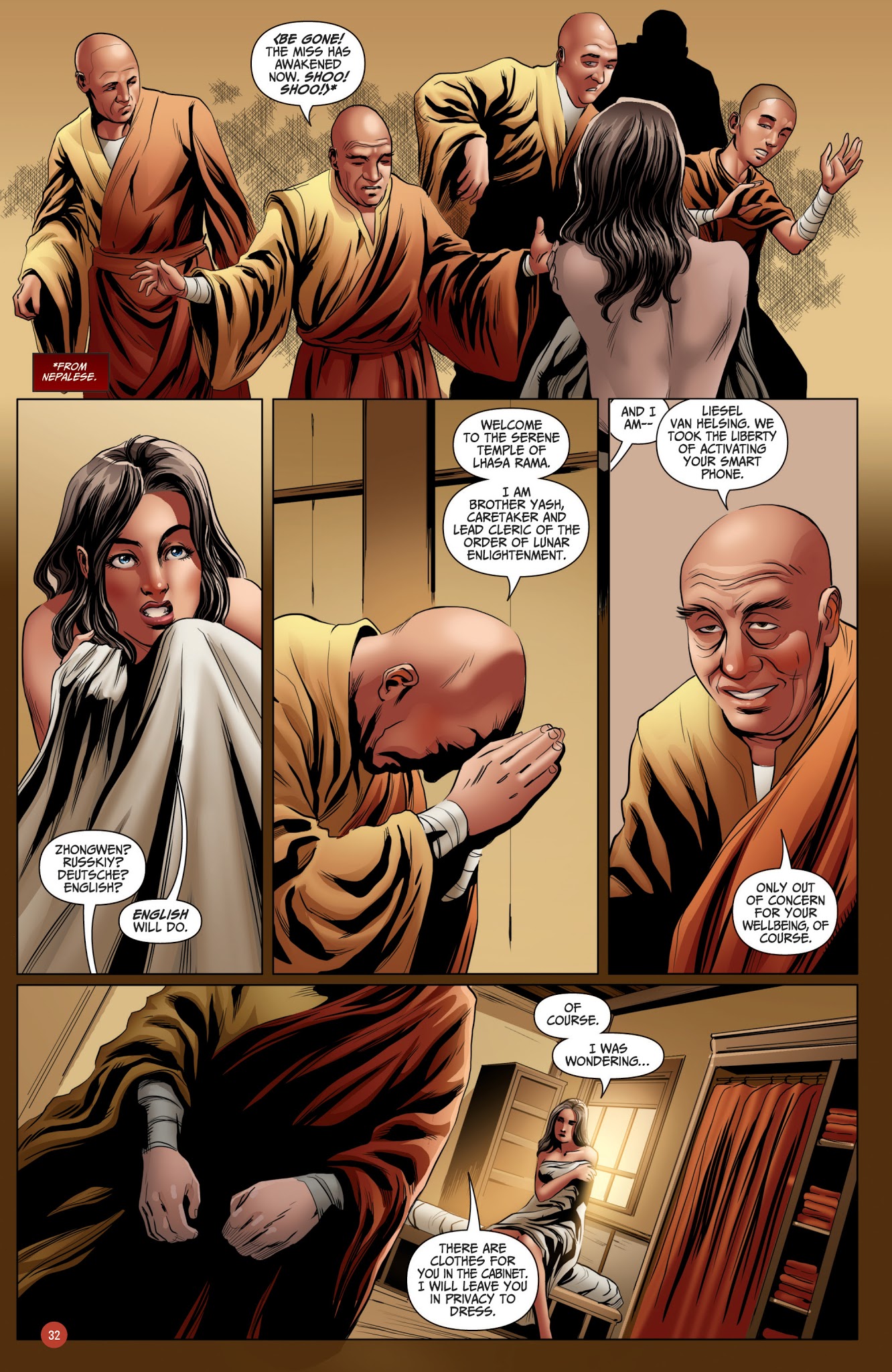 Read online Van Helsing vs. Werewolf comic -  Issue # _TPB 1 - 33