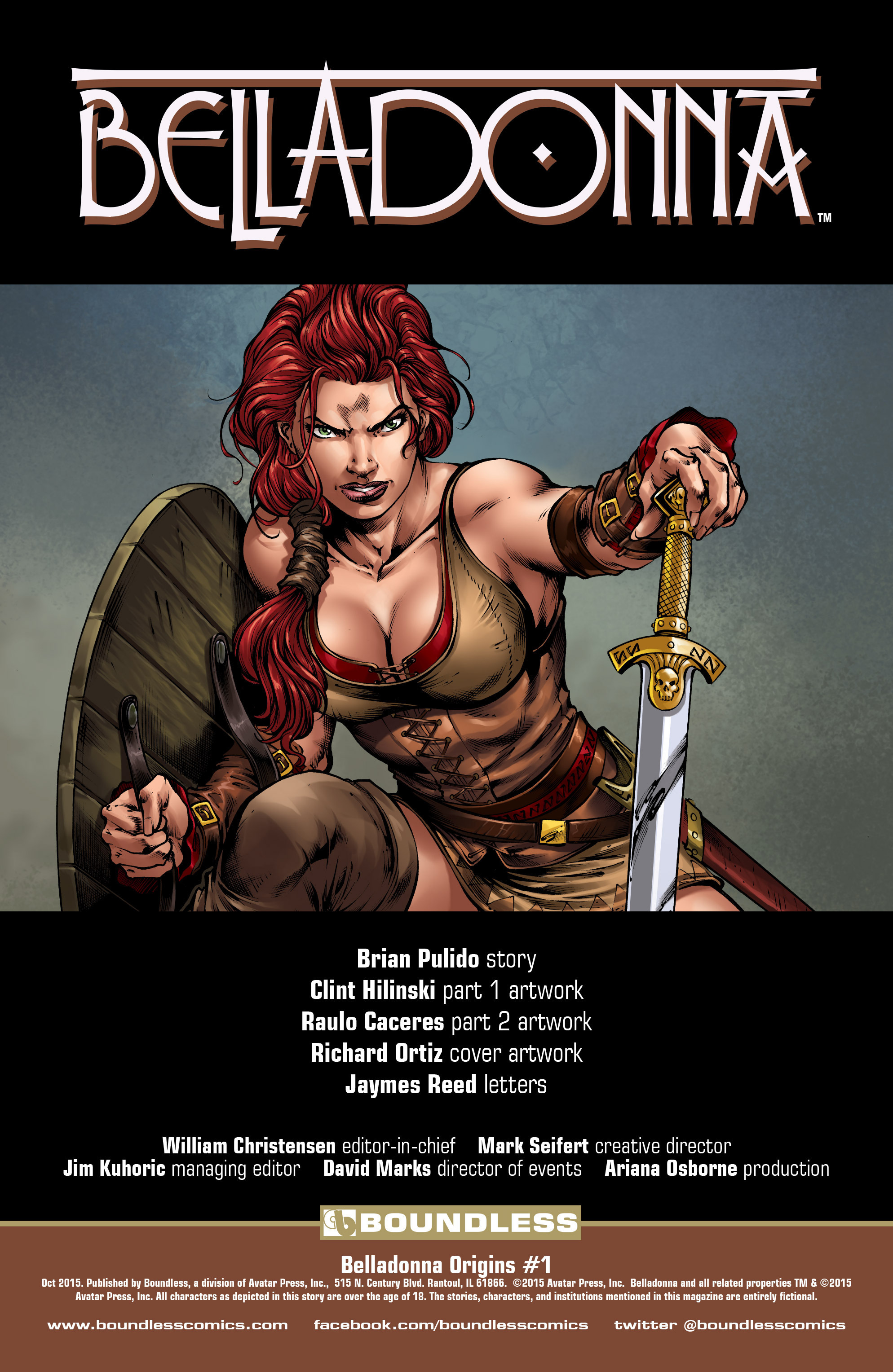 Read online Belladonna: Origins comic -  Issue #1 - 2