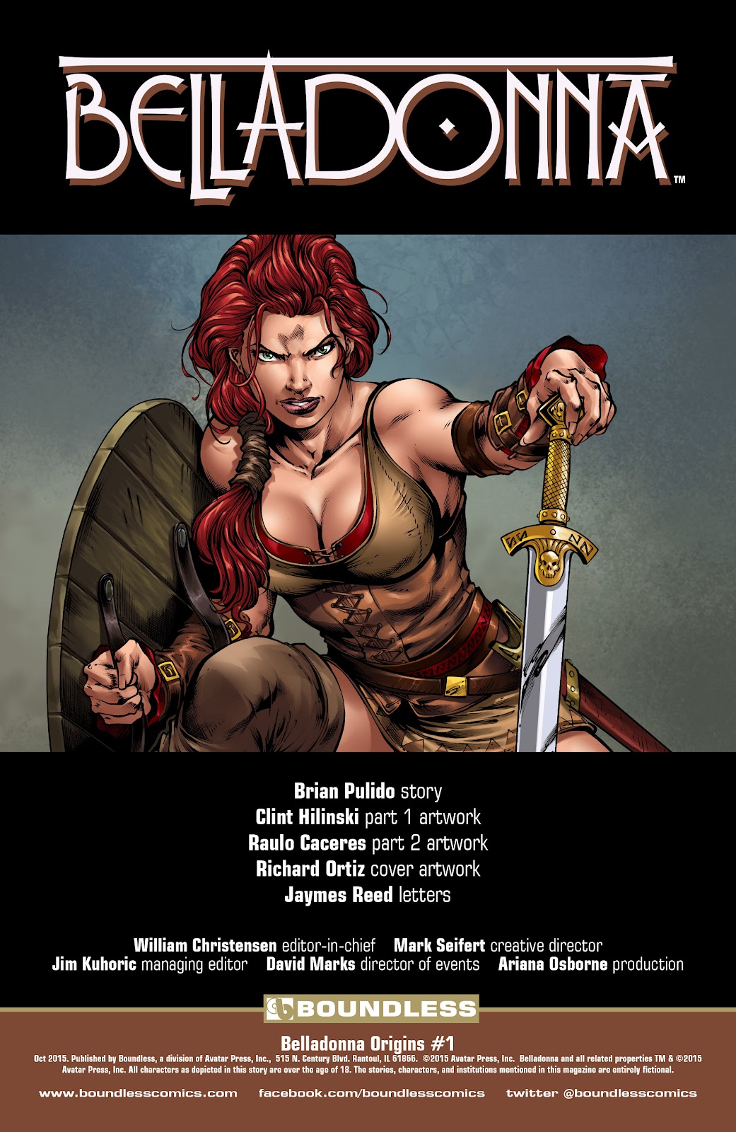 Belladonna: Origins issue 1 - Page 2