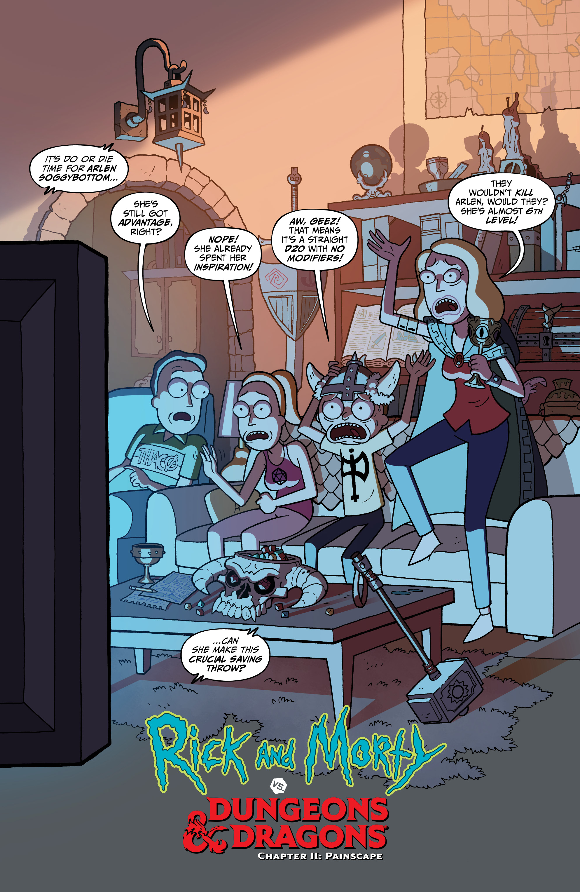 Read online Rick and Morty vs. Dungeons & Dragons II: Painscape comic -  Issue #1 - 3