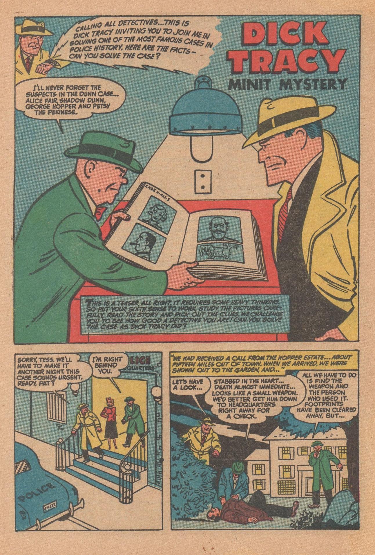Read online Dick Tracy comic -  Issue #143 - 78