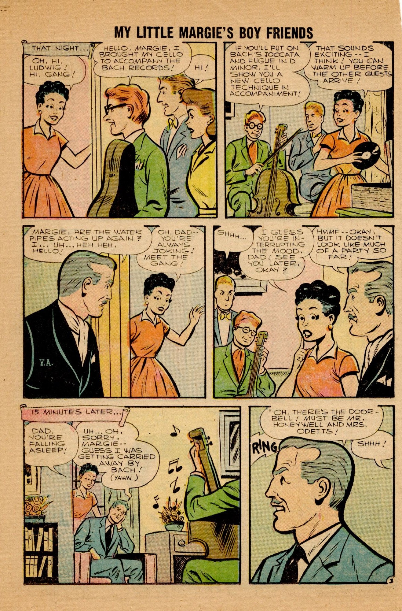 Read online My Little Margie's Boy Friends comic -  Issue #5 - 22