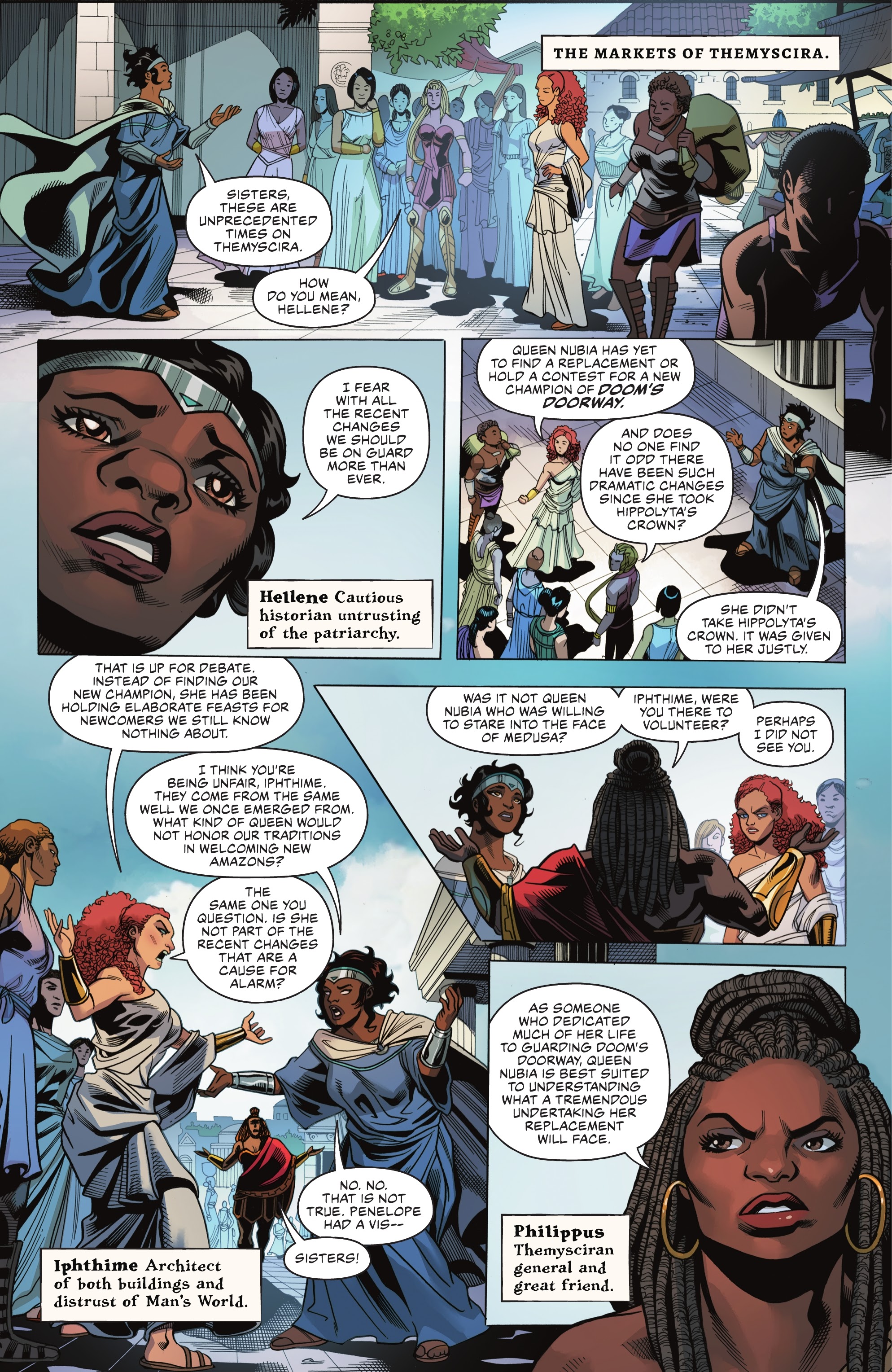 Read online Nubia & the Amazons comic -  Issue #3 - 7