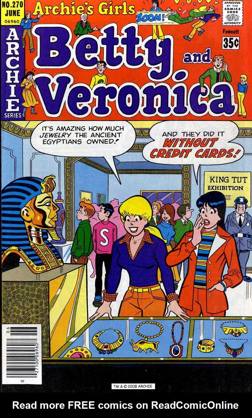 Read online Archie's Girls Betty and Veronica comic -  Issue #270 - 1