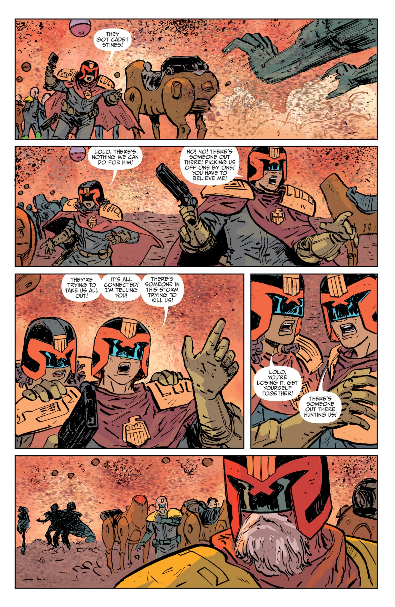 Read online Judge Dredd: The Blessed Earth comic -  Issue #4 - 16