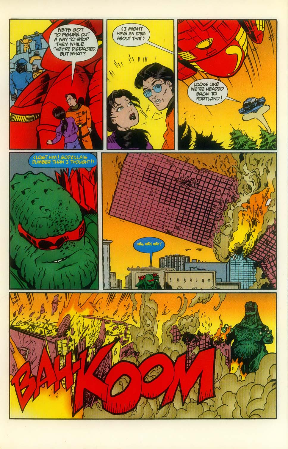 Read online Godzilla (1995) comic -  Issue #8 - 13