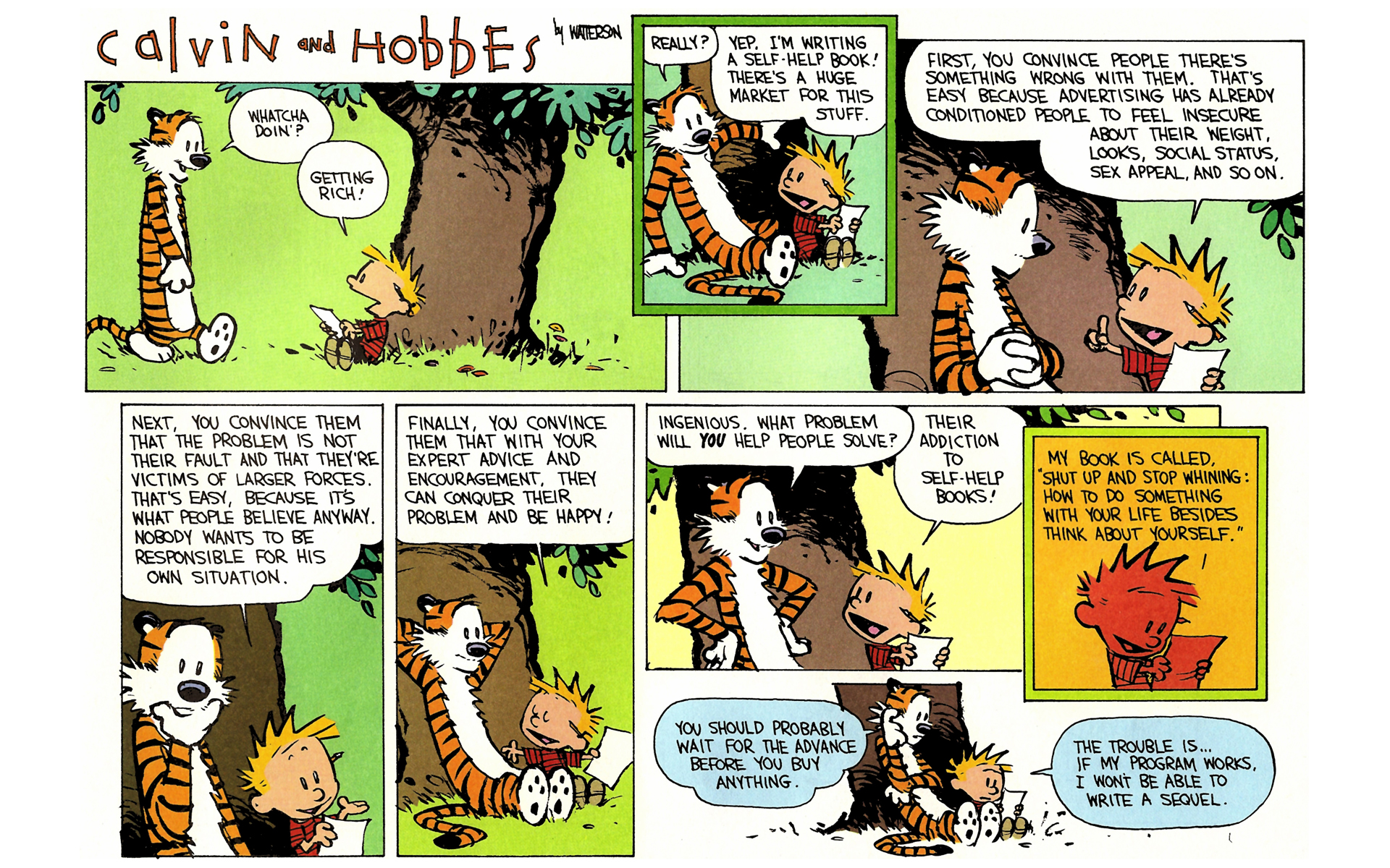 Read online Calvin and Hobbes comic -  Issue #9 - 125