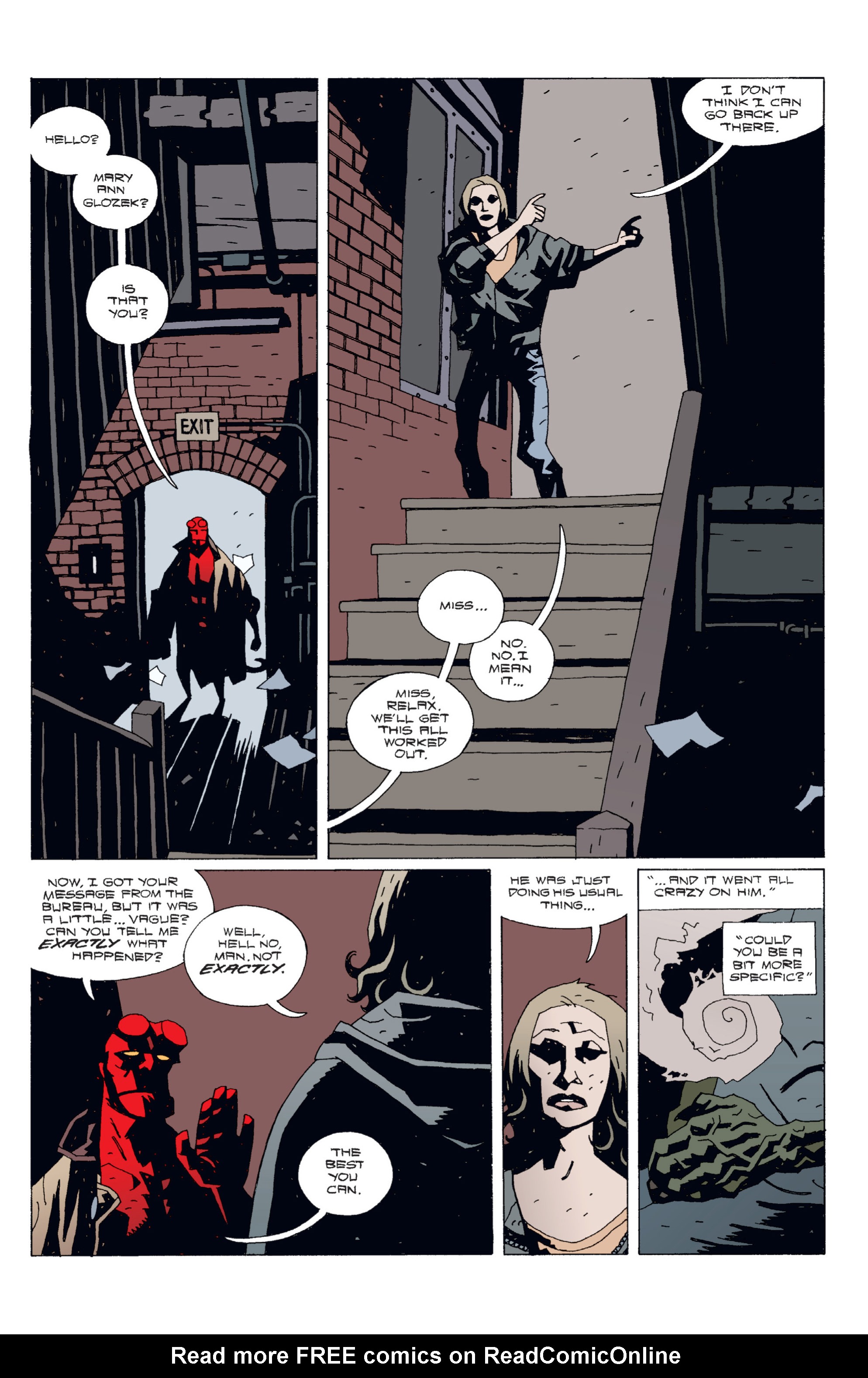 Read online Hellboy comic -  Issue #4 - 46