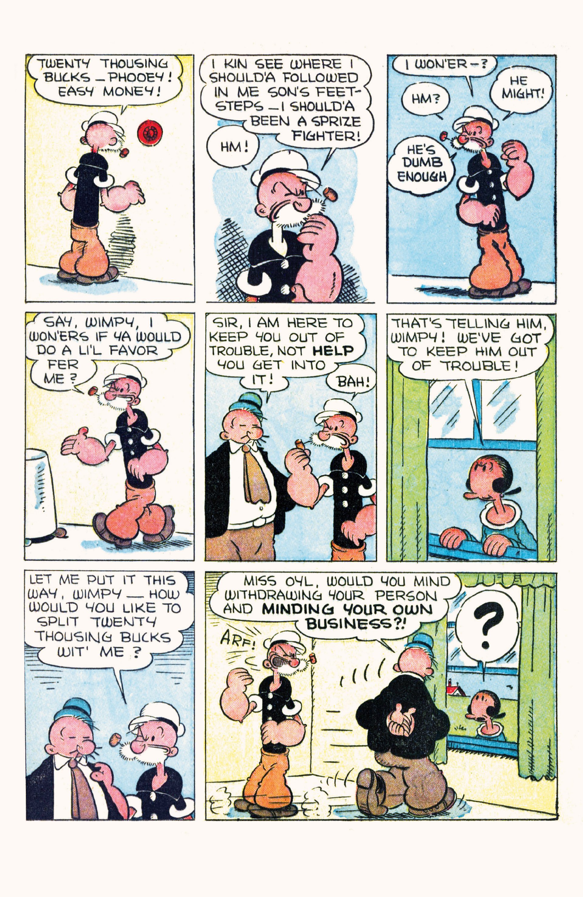 Read online Classic Popeye comic -  Issue #2 - 37