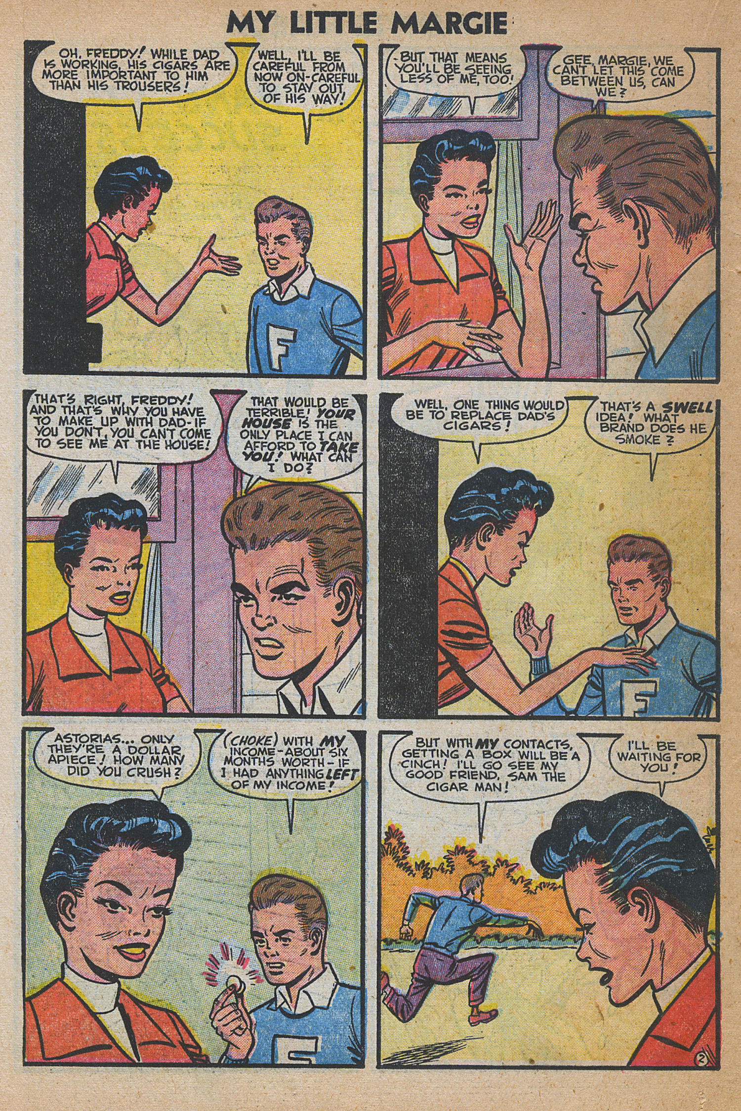 Read online My Little Margie (1954) comic -  Issue #1 - 22