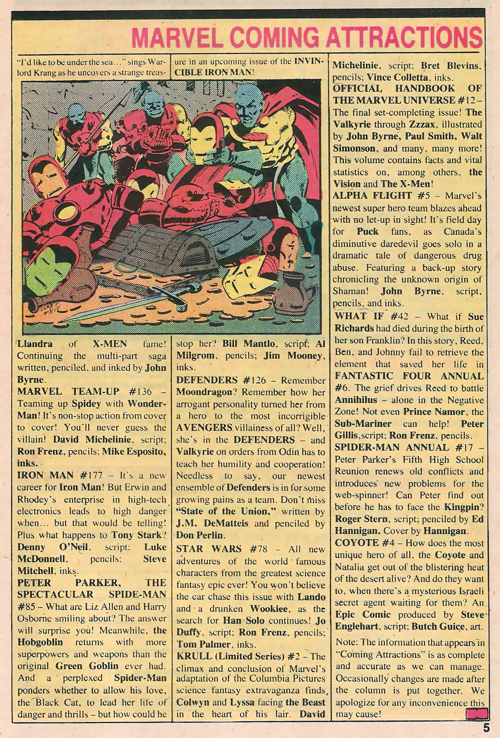 Read online Marvel Age comic -  Issue #6 - 7