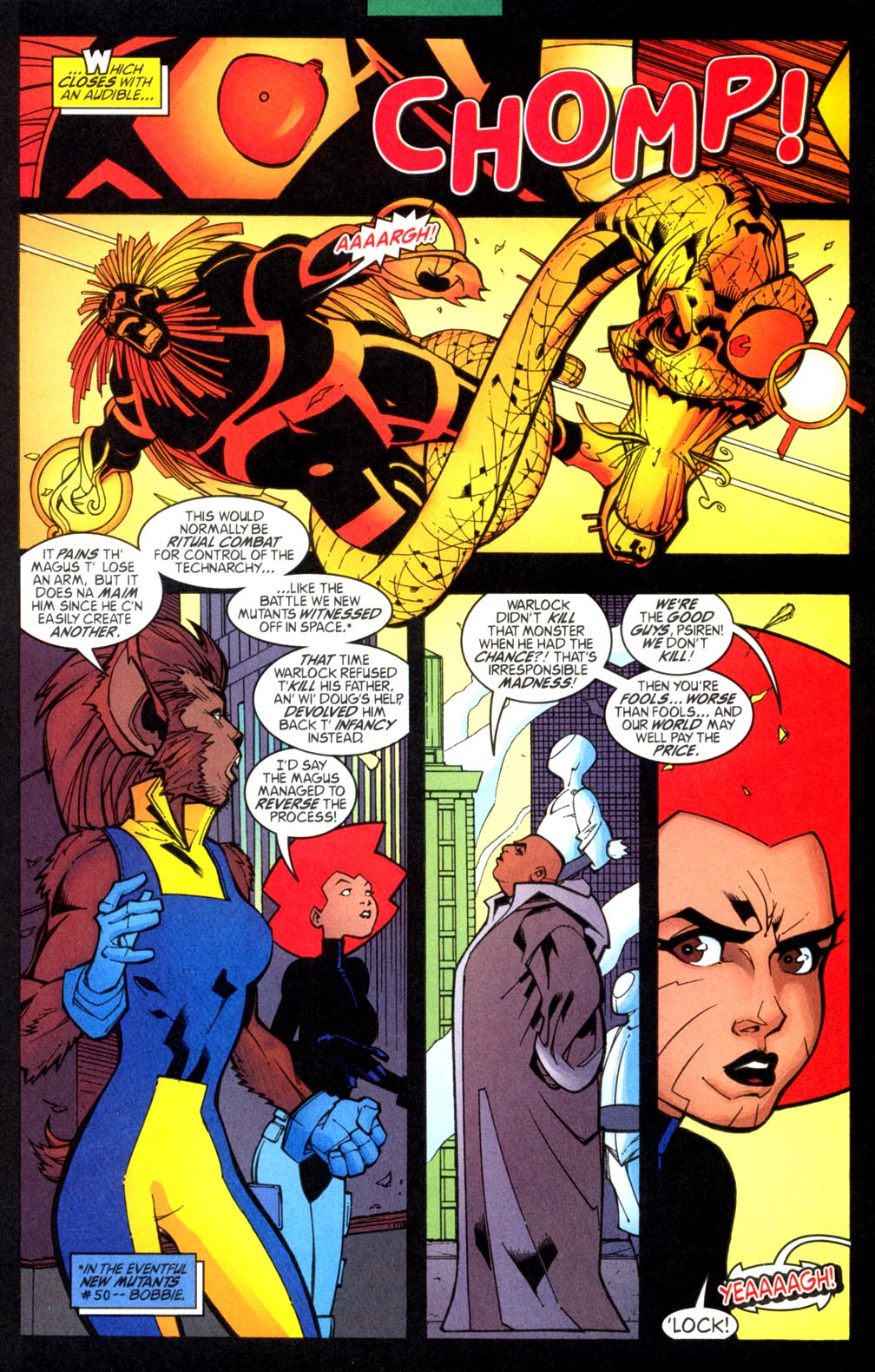 Read online Warlock (1999) comic -  Issue #9 - 9