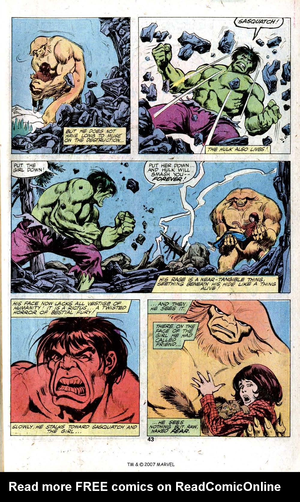 Read online The Incredible Hulk (1968) comic -  Issue # _Annual 1979 - 45