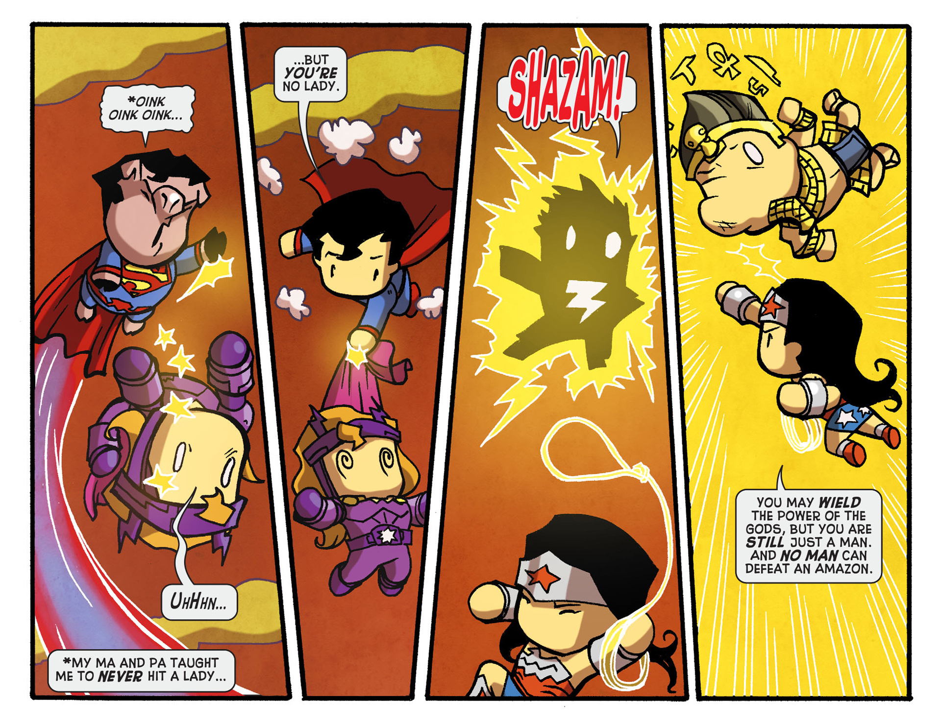 Read online Scribblenauts Unmasked: A Crisis of Imagination comic -  Issue #14 - 14