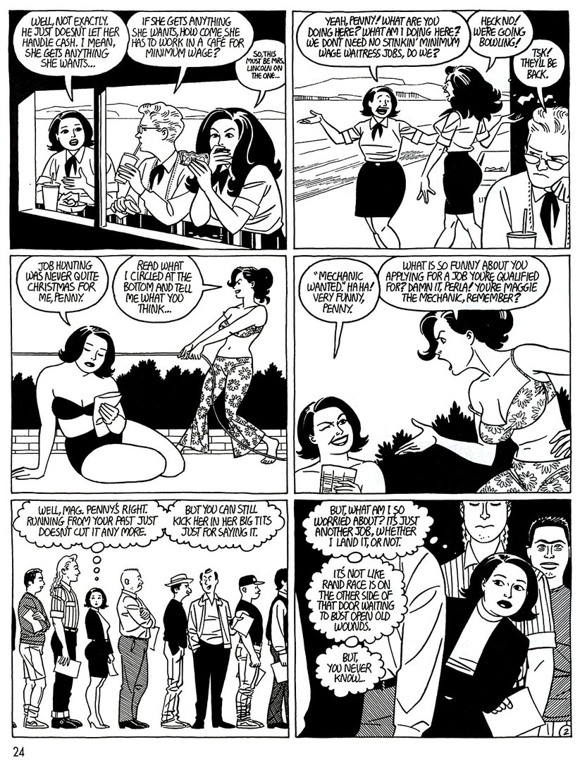 Read online Love and Rockets (1982) comic -  Issue #43 - 26