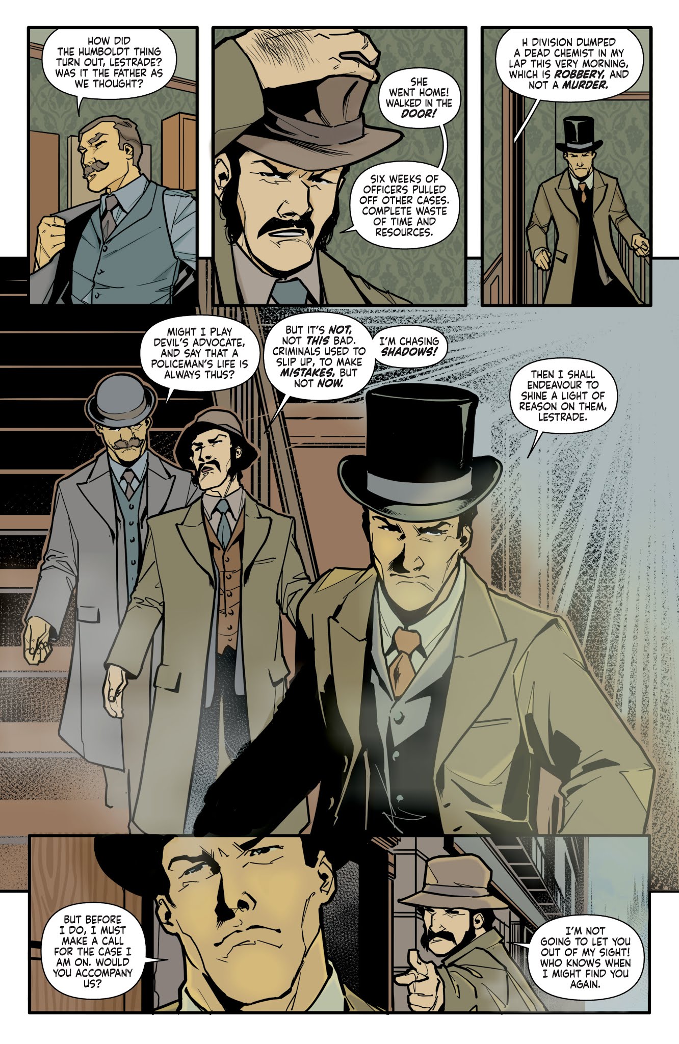 Read online Sherlock Holmes: The Vanishing Man comic -  Issue #3 - 5
