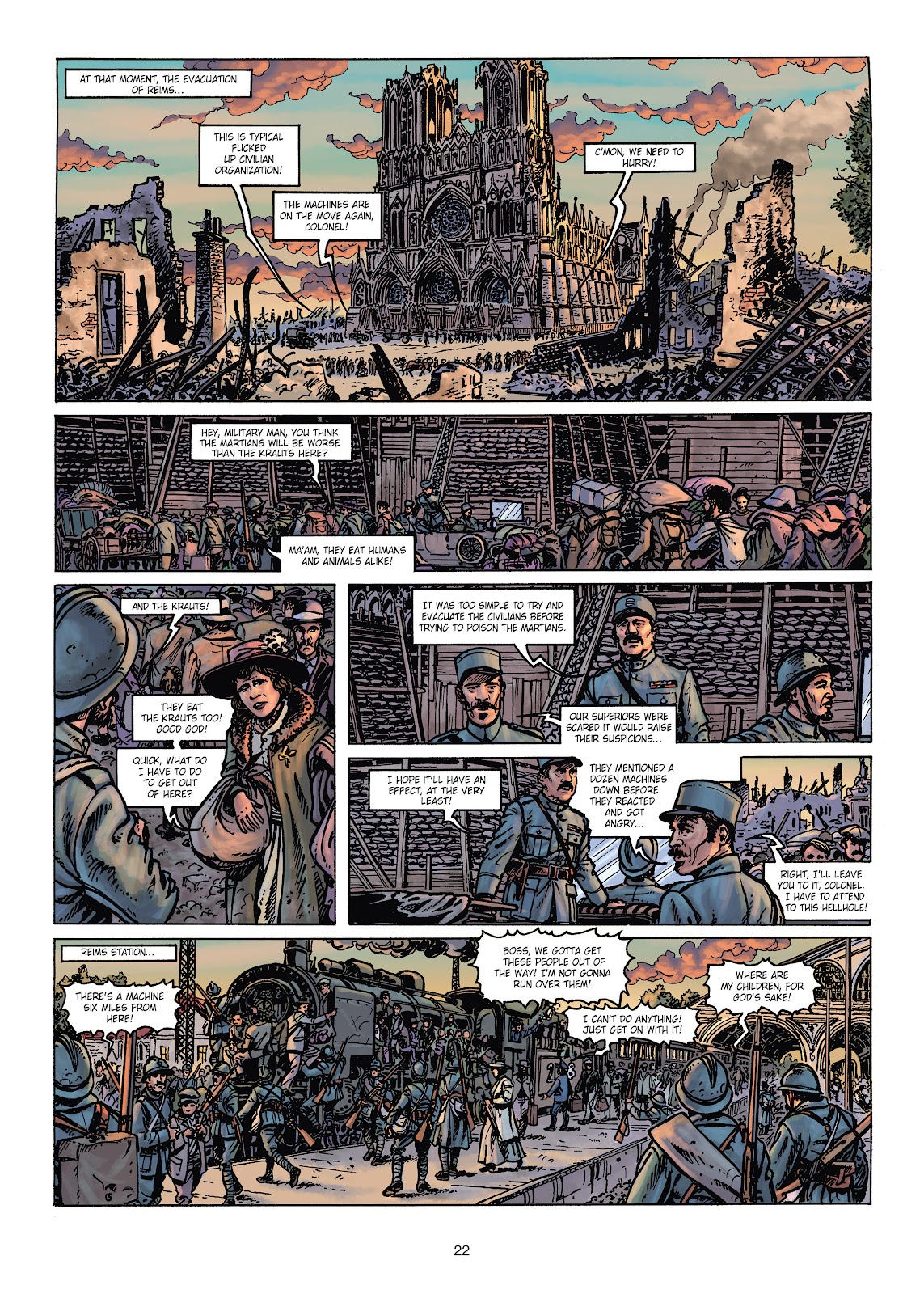 War of the World War One Vol. 3: The Monsters from Mars issue Full - Page 22