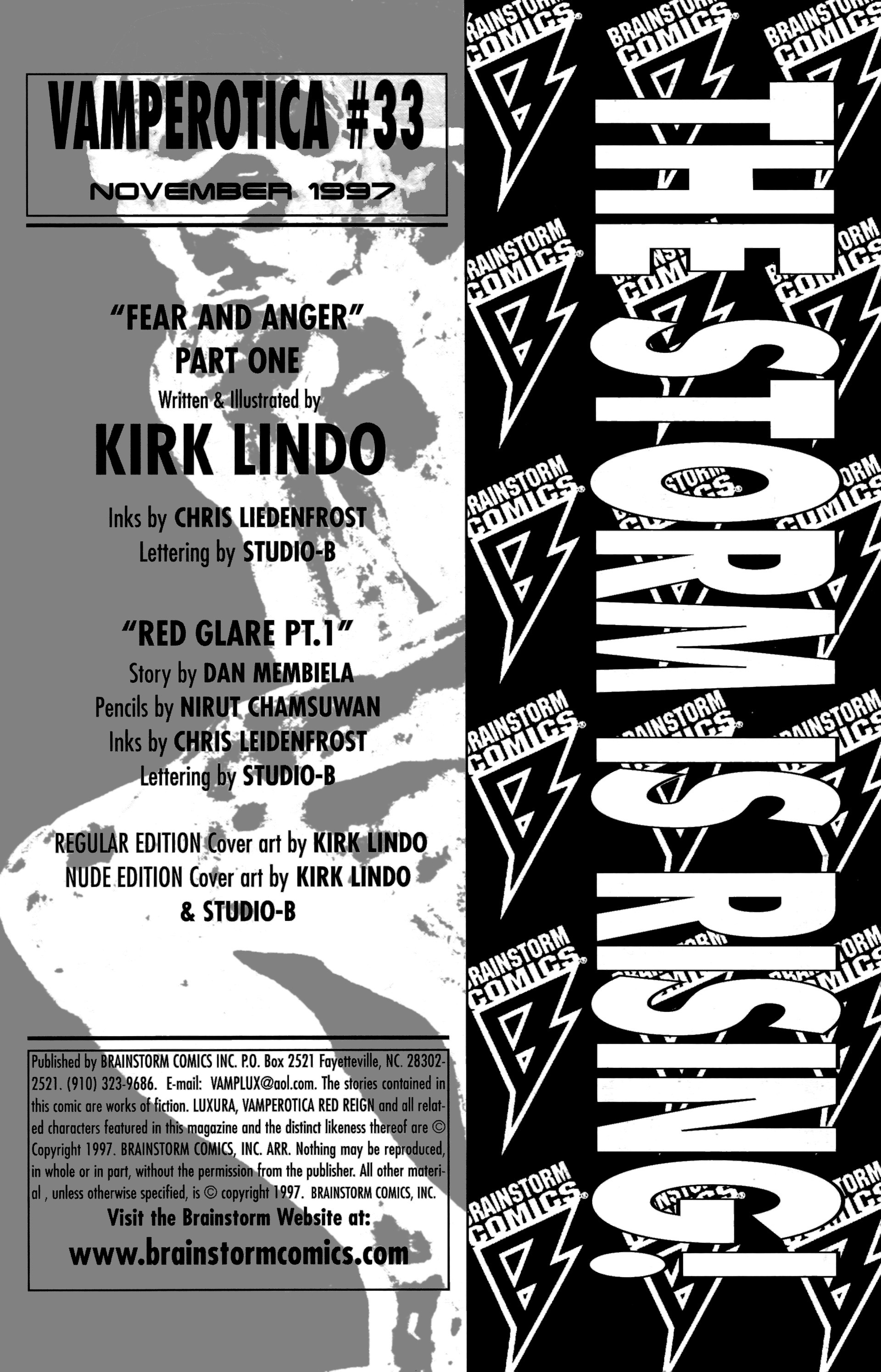 Read online Vamperotica comic -  Issue #33 - 3