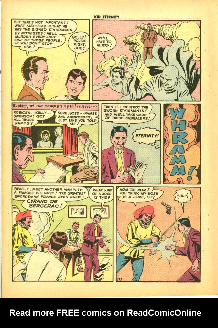 Read online Kid Eternity (1946) comic -  Issue #9 - 12