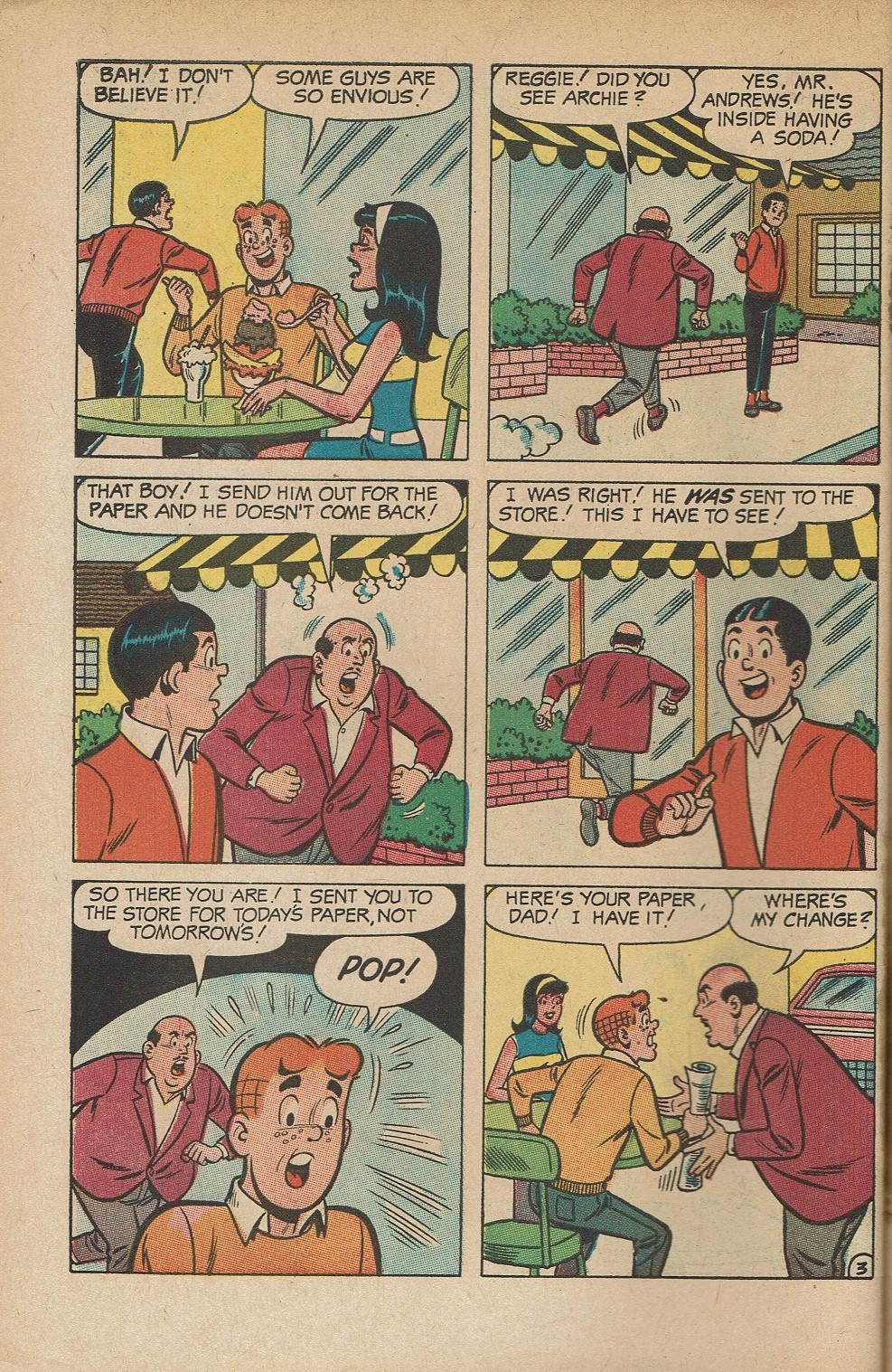 Read online Reggie and Me (1966) comic -  Issue #30 - 30