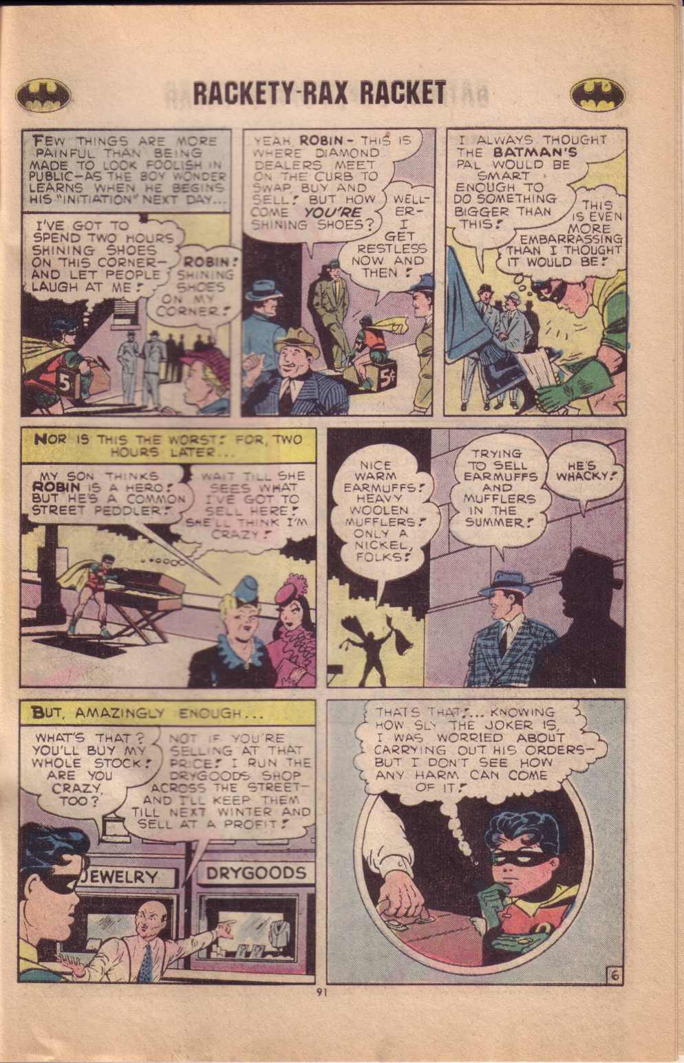 Read online Batman (1940) comic -  Issue #257 - 91