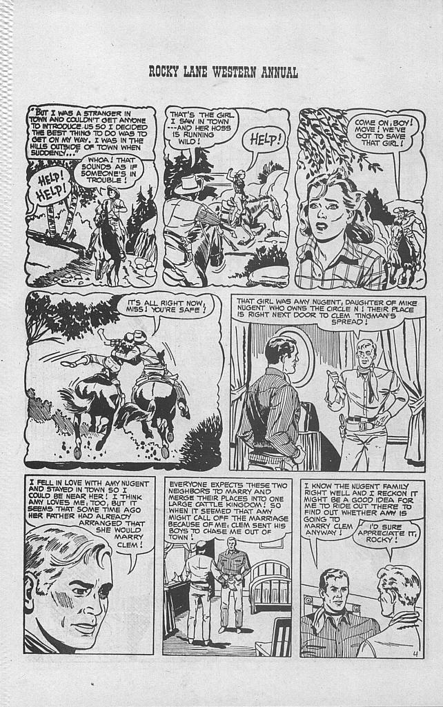Read online Rocky Lane Western Annual comic -  Issue # Full - 6