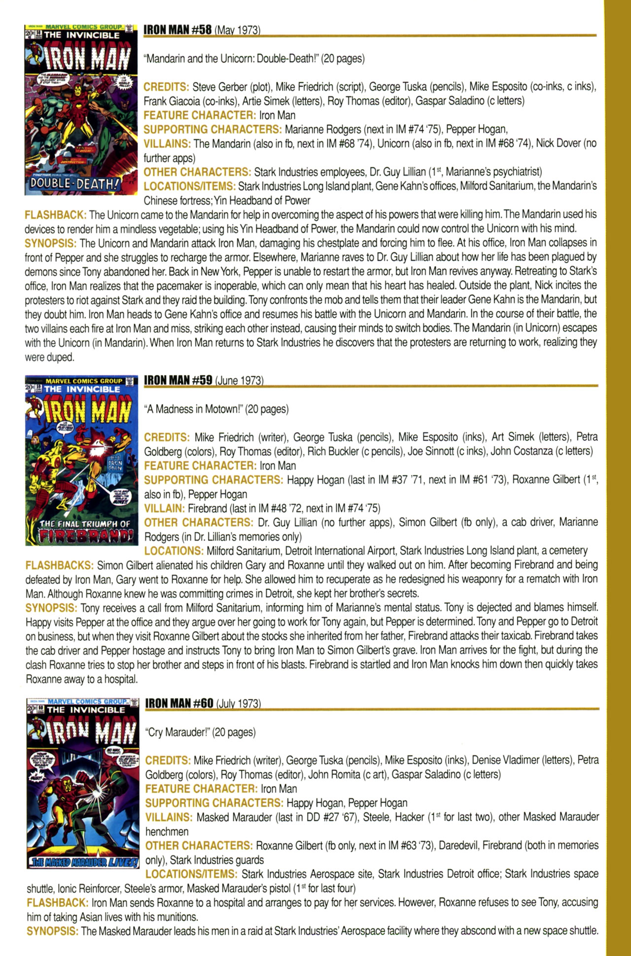 Read online Official Index to the Marvel Universe comic -  Issue #3 - 43