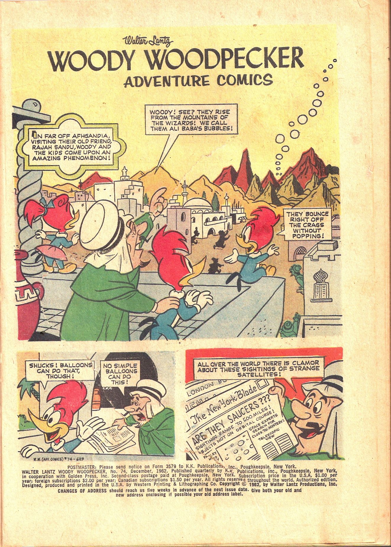 Read online Walter Lantz Woody Woodpecker (1962) comic -  Issue #74 - 3