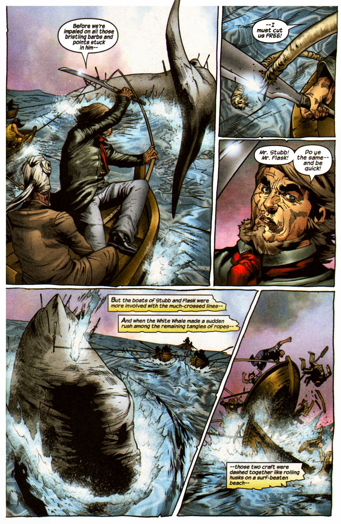Read online Marvel Illustrated: Moby Dick comic -  Issue # TPB - 112