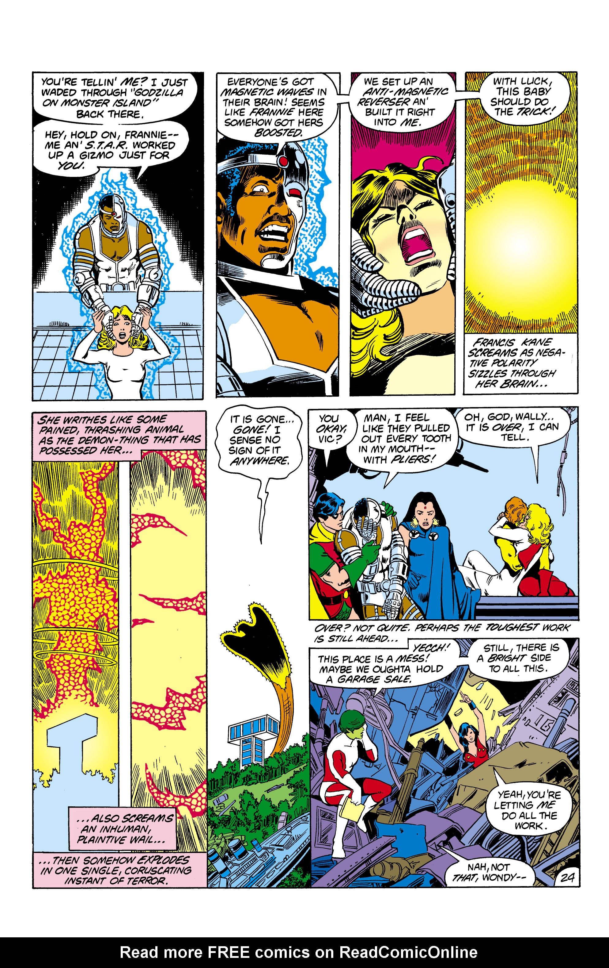 Read online The New Teen Titans (1980) comic -  Issue #17 - 25