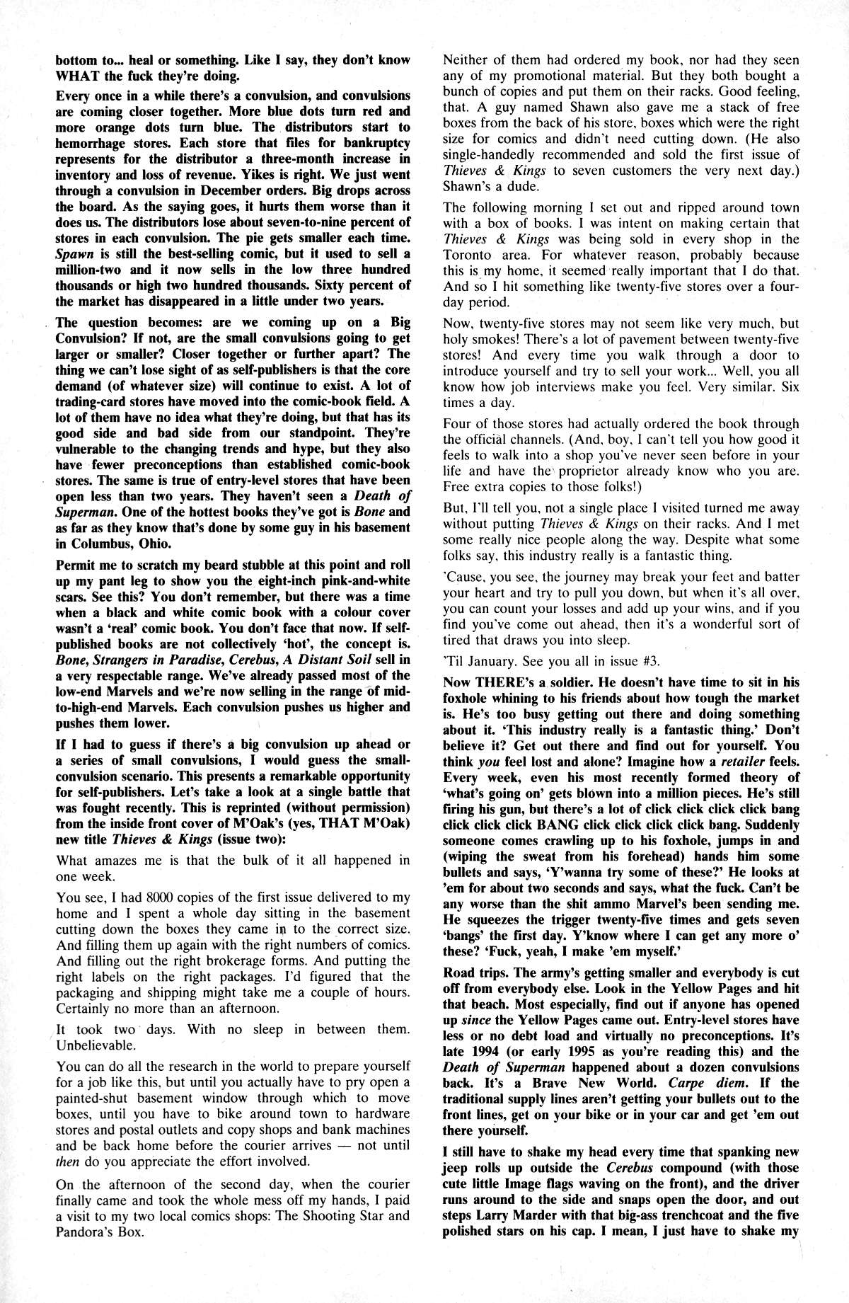 Cerebus Issue #190 #189 - English 4