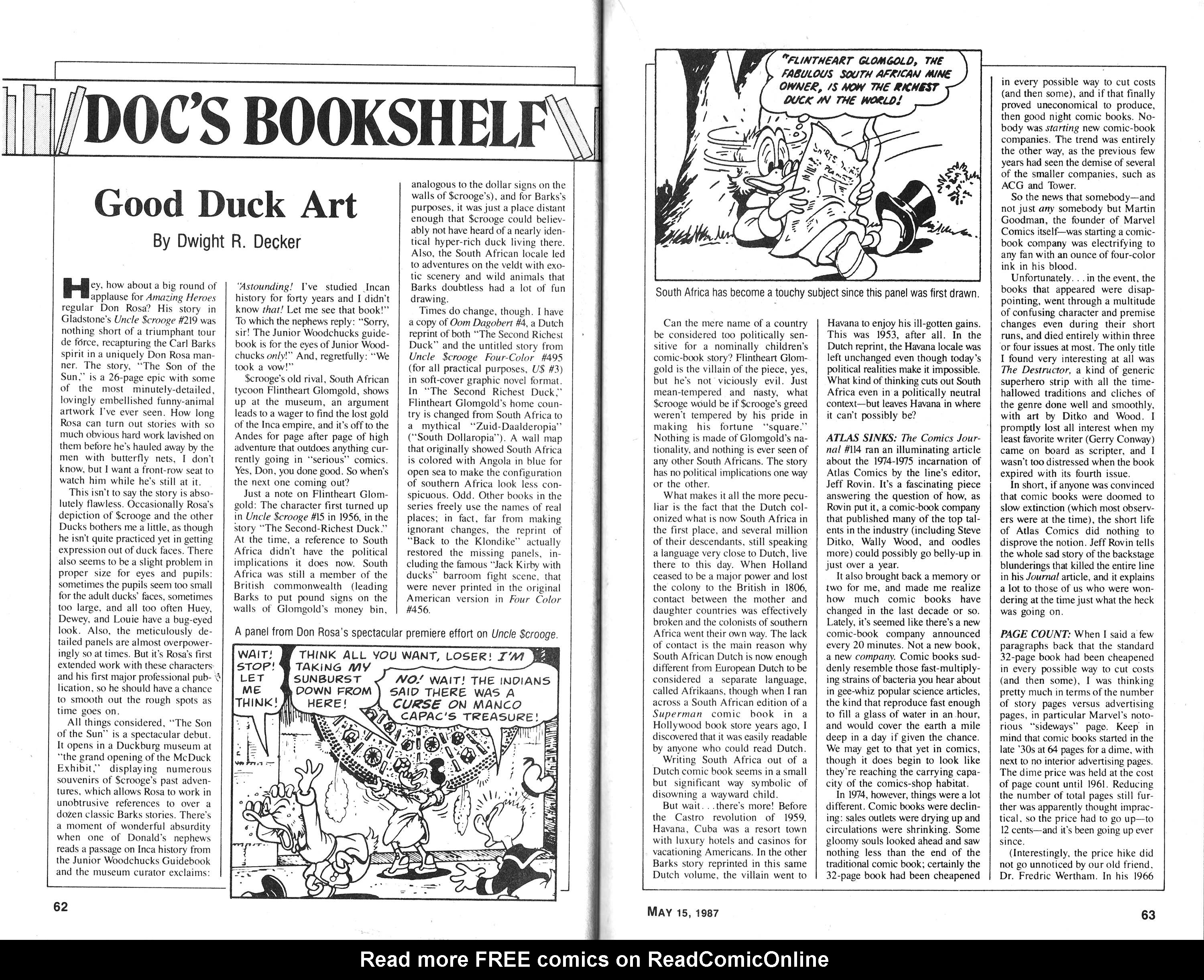 Read online Amazing Heroes comic -  Issue #117 - 32