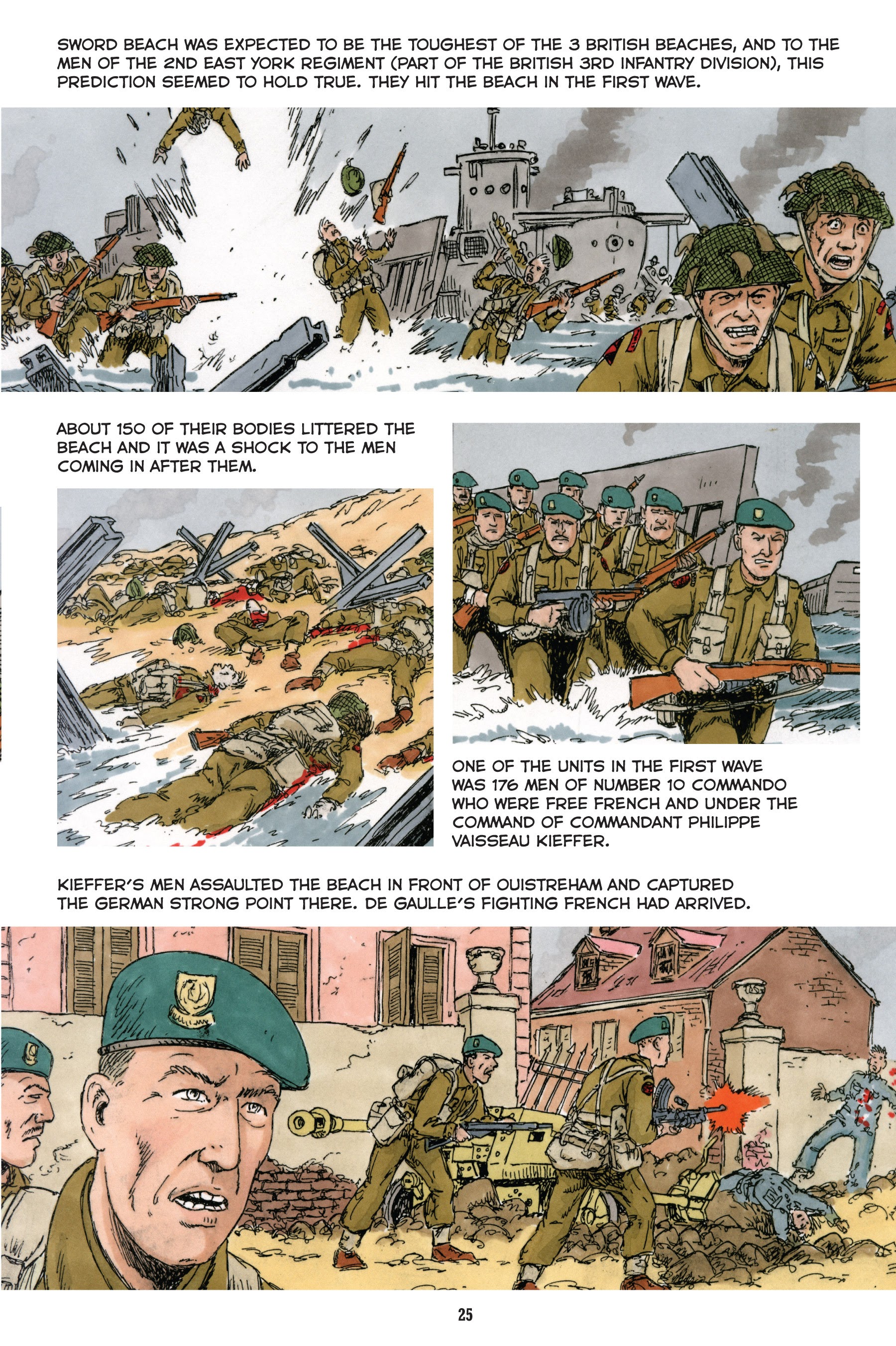 Read online Normandy: A Graphic History of D-Day, the Allied Invasion of Hitler's Fortress Europe comic -  Issue # TPB - 26
