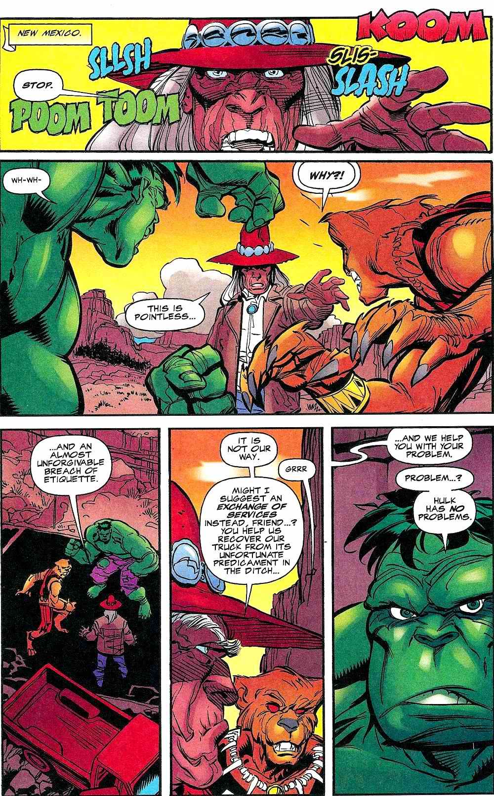 Read online The Rampaging Hulk (1998) comic -  Issue #6 - 9