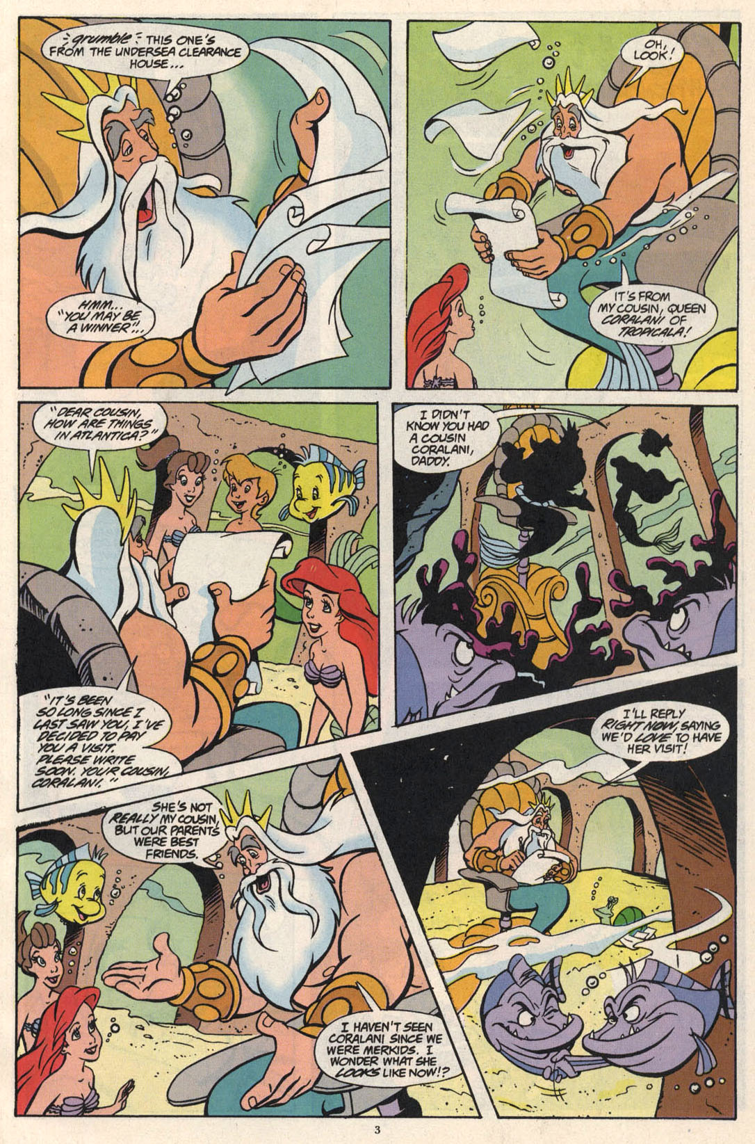 Read online Disney's The Little Mermaid comic -  Issue #11 - 5