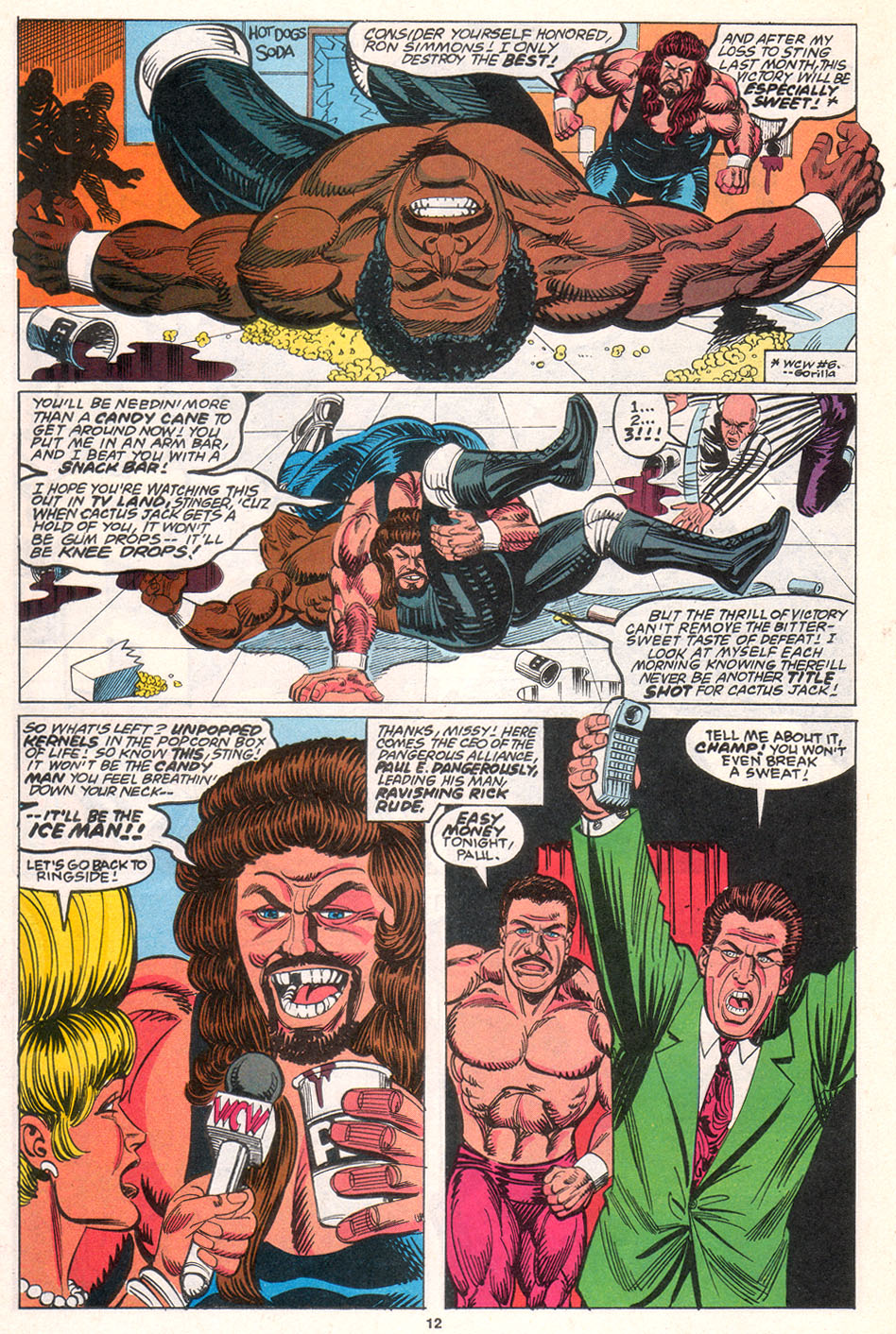Read online WCW World Championship Wrestling comic -  Issue #7 - 13