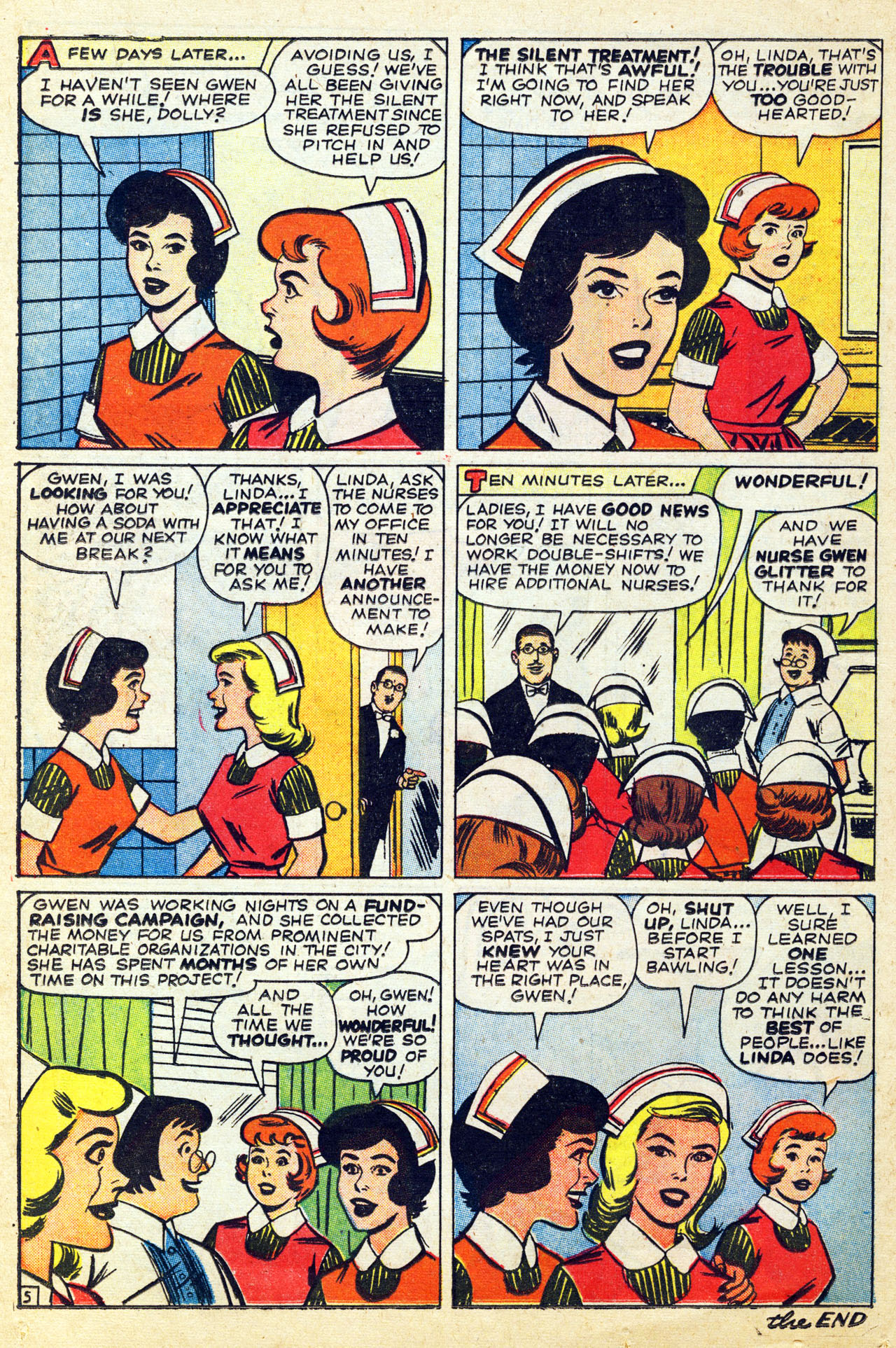 Read online Linda Carter, Student Nurse comic -  Issue #3 - 14