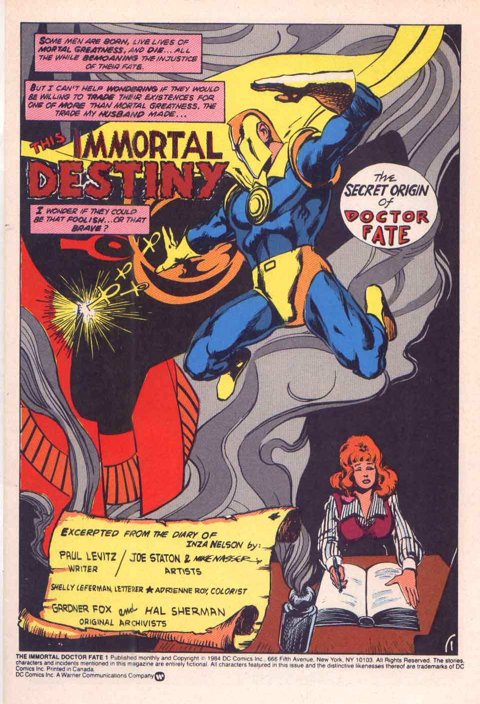 Read online The Immortal Doctor Fate comic -  Issue #1 - 3