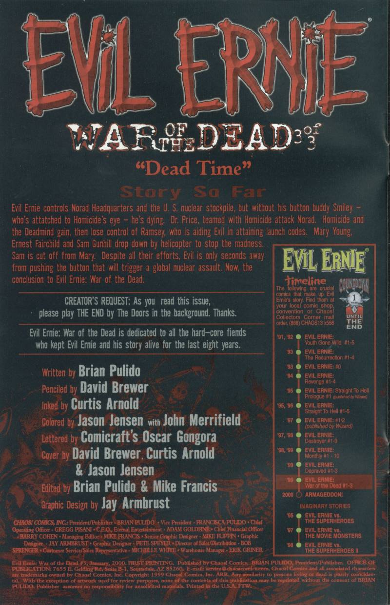Read online Evil Ernie: War of the Dead comic -  Issue #3 - 2