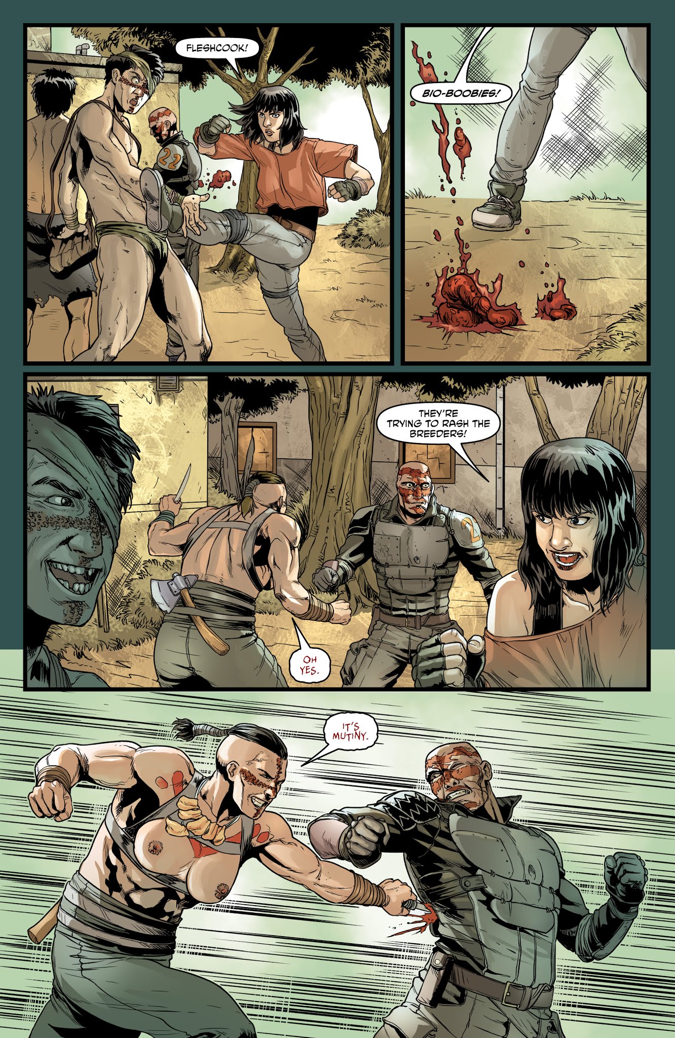 Read online Crossed Plus One Hundred: Mimic comic -  Issue #4 - 16